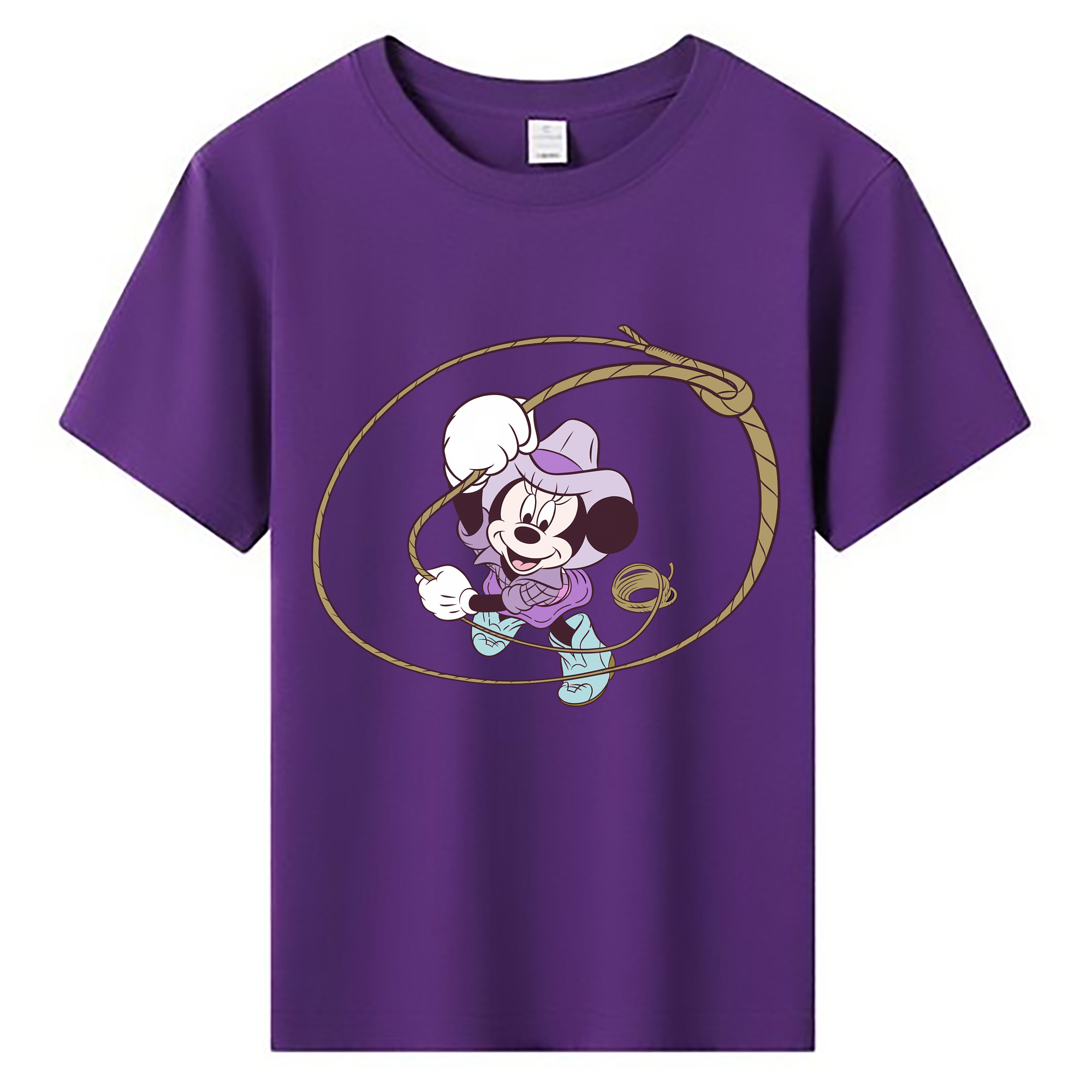 （画像用） ミッキーマウス Mickey Mouse 綿100％キッズTシャツ（フロントプリント）