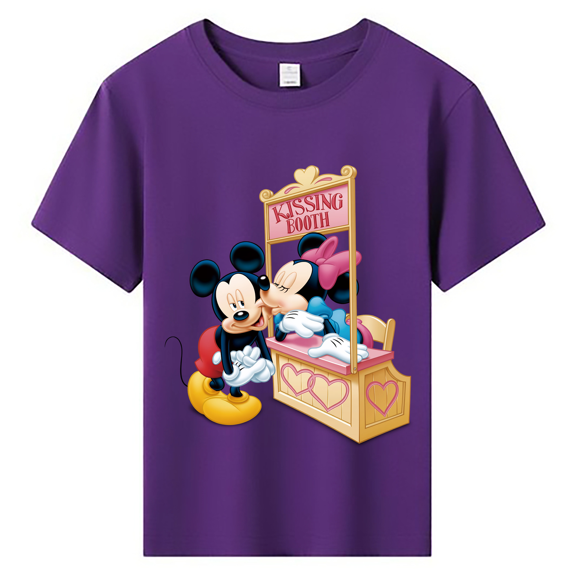 ミッキーマウス Mickey Mouse 綿100％キッズTシャツ（フロントプリント）