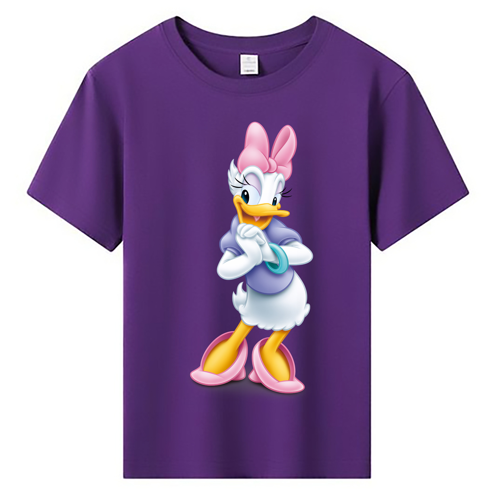 （画像用） ミッキーマウス Mickey Mouse 綿100％キッズTシャツ（フロントプリント）