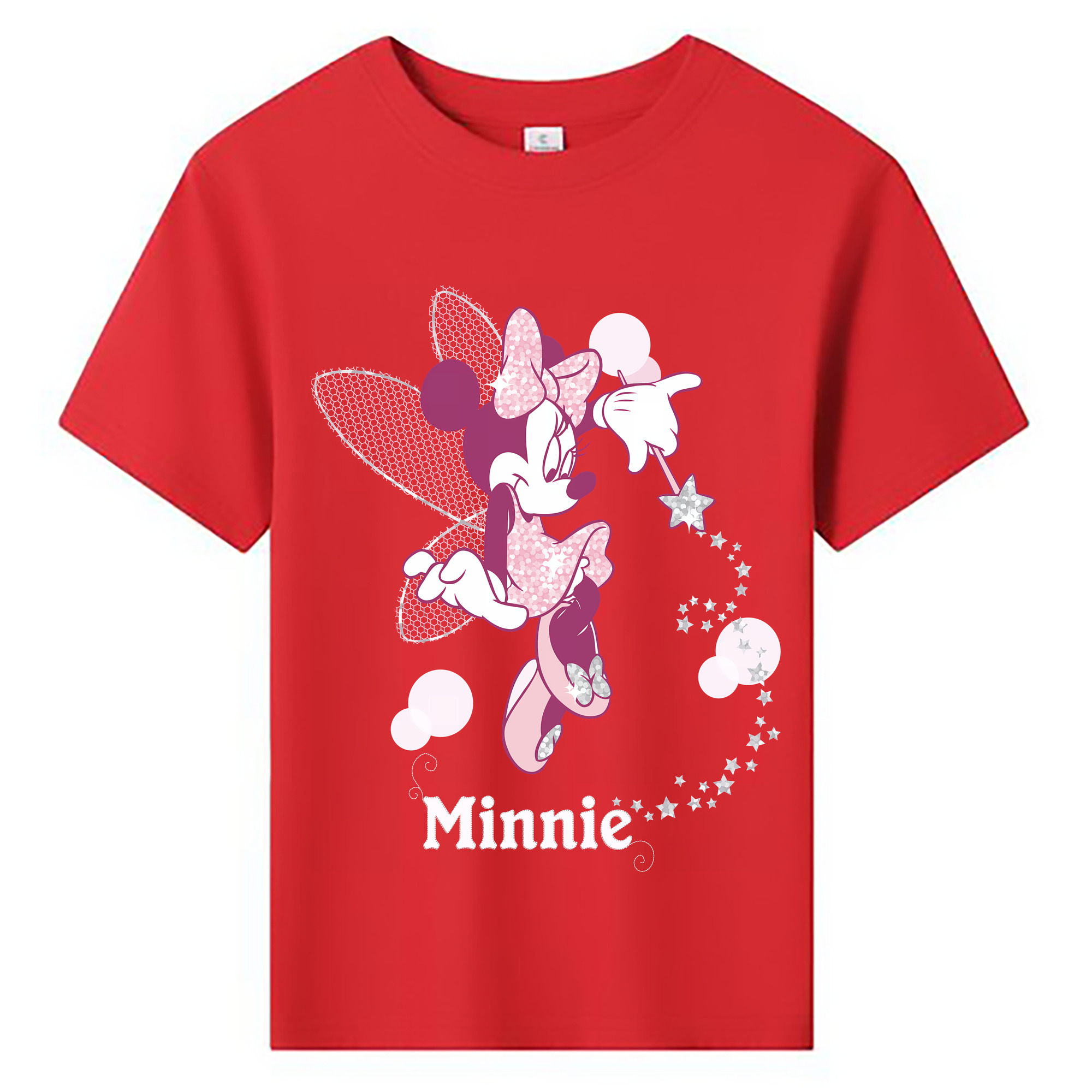 ミッキーマウス Mickey Mouse 綿100％キッズTシャツ（フロントプリント）
