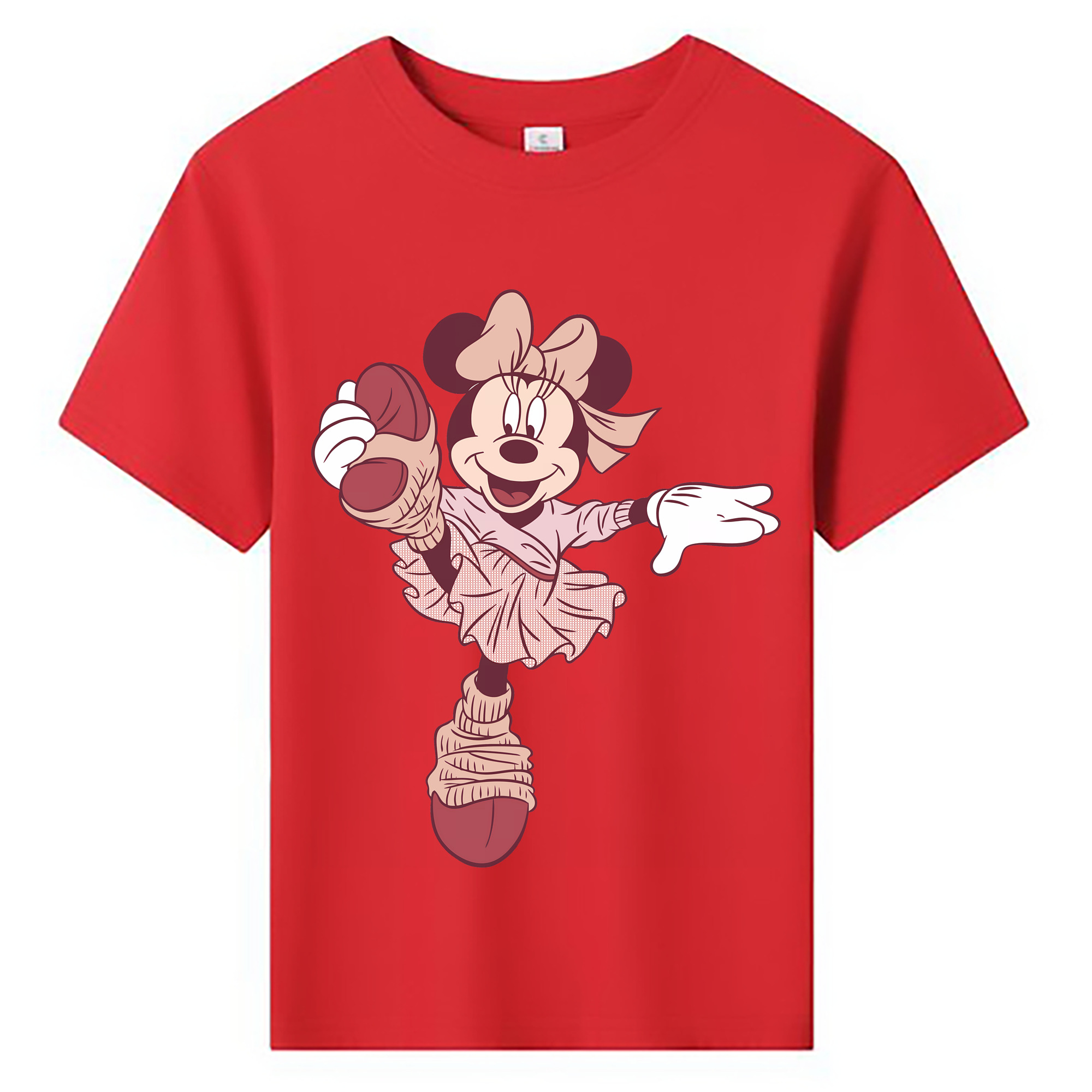 ミッキーマウス Mickey Mouse 綿100％キッズTシャツ（フロントプリント）