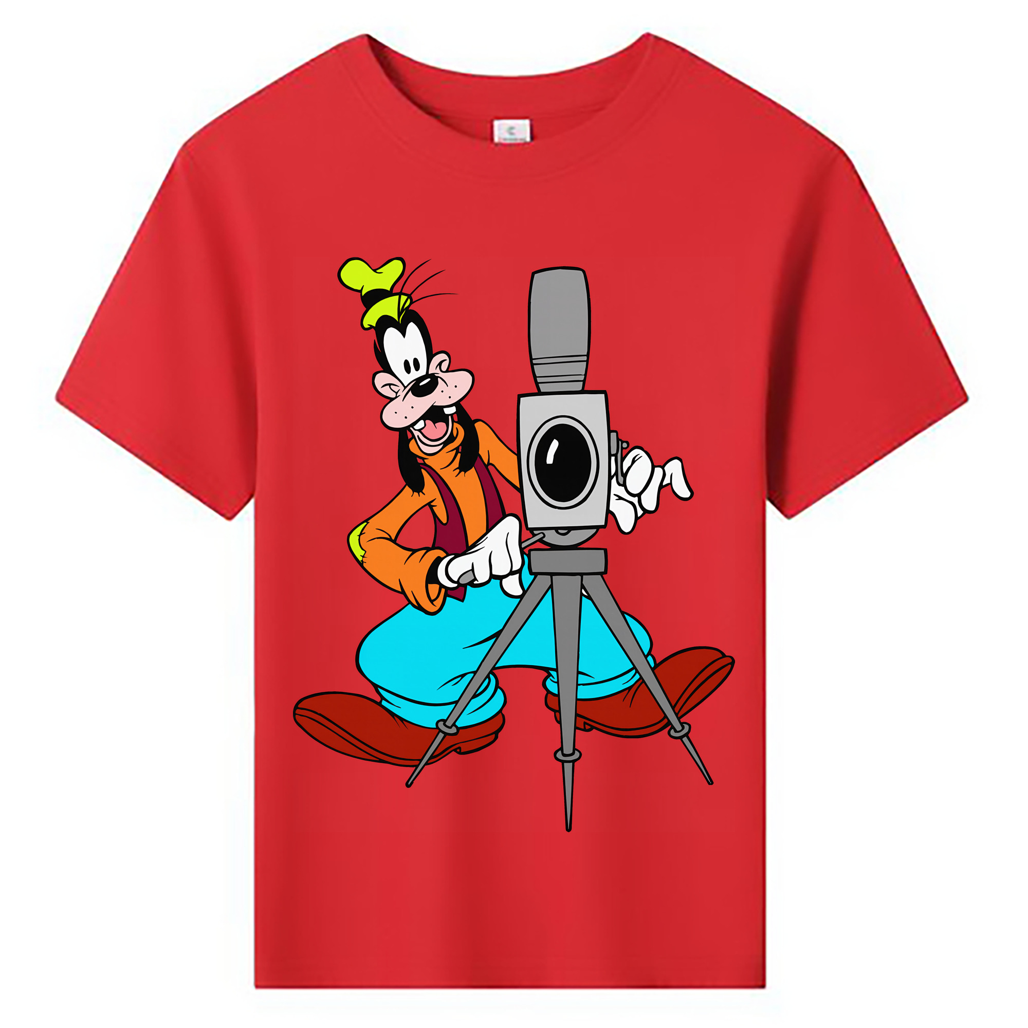 （画像用） ミッキーマウス Mickey Mouse 綿100％キッズTシャツ（フロントプリント）