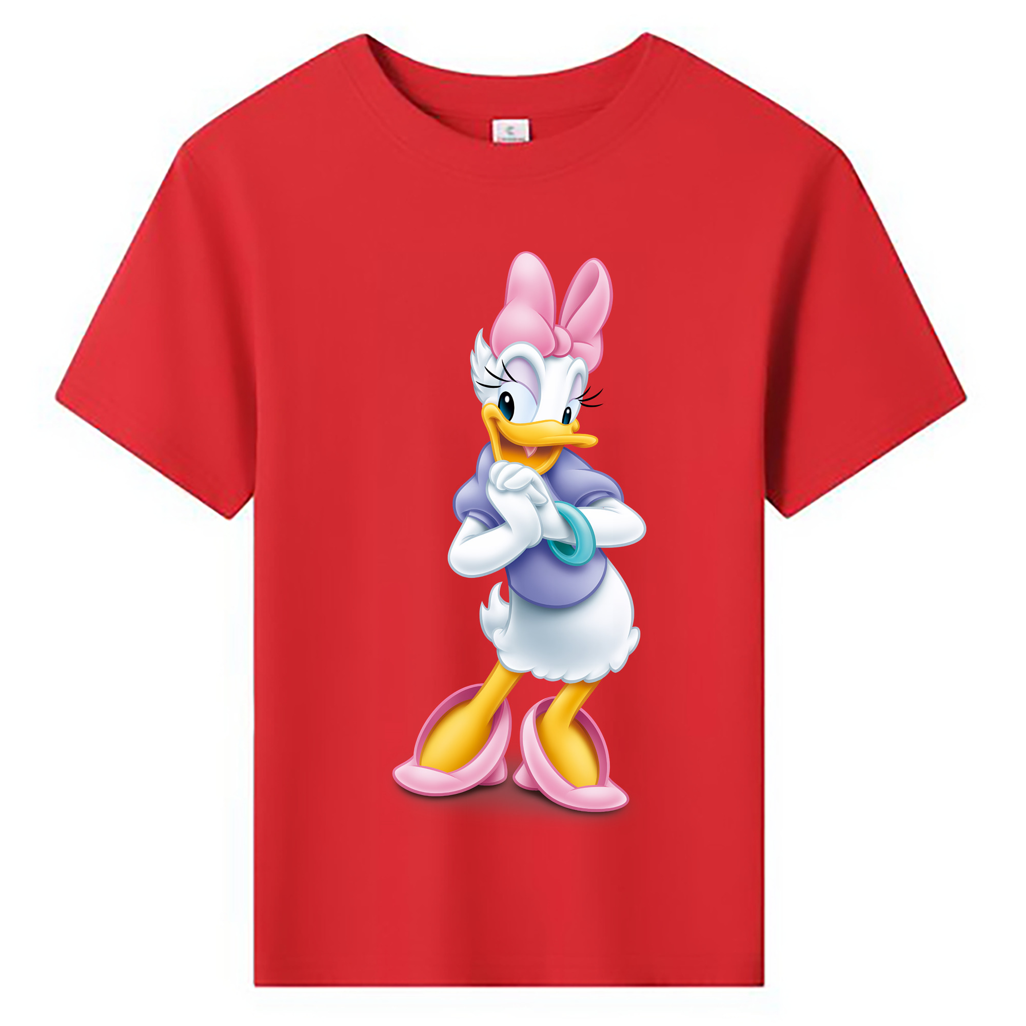 （画像用） ミッキーマウス Mickey Mouse 綿100％キッズTシャツ（フロントプリント）