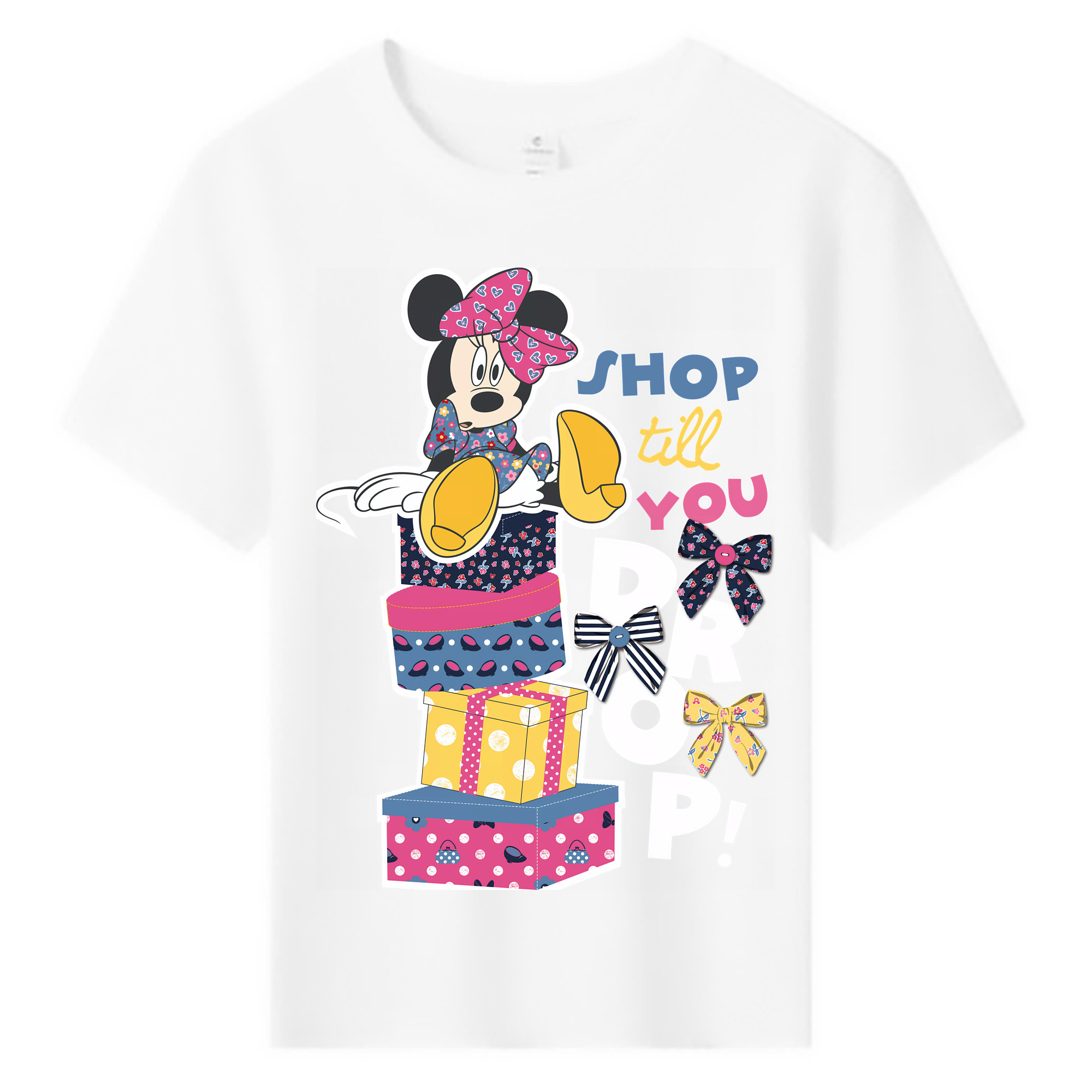 （画像用） ミッキーマウス Mickey Mouse 綿100％キッズTシャツ（フロントプリント）