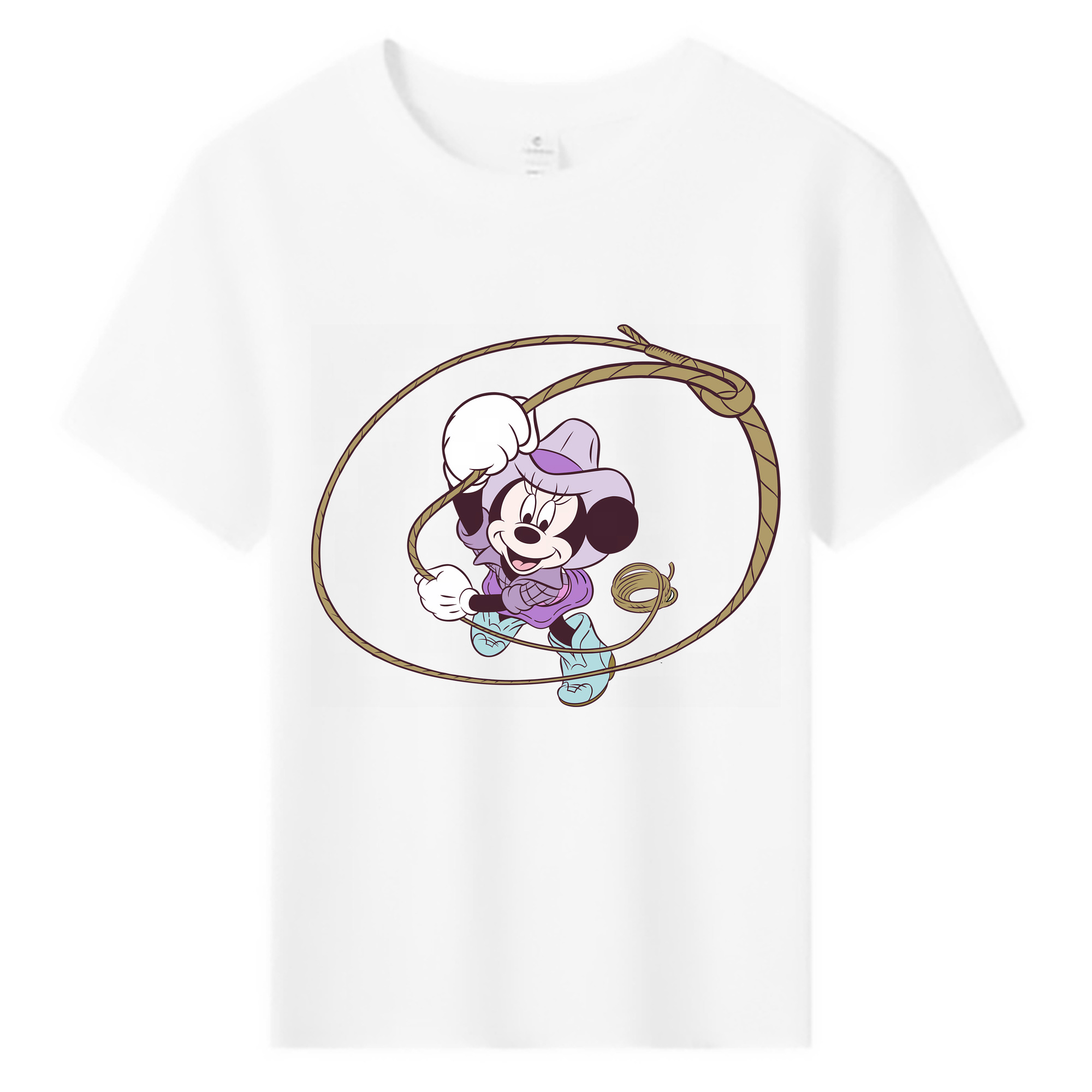 （画像用） ミッキーマウス Mickey Mouse 綿100％キッズTシャツ（フロントプリント）
