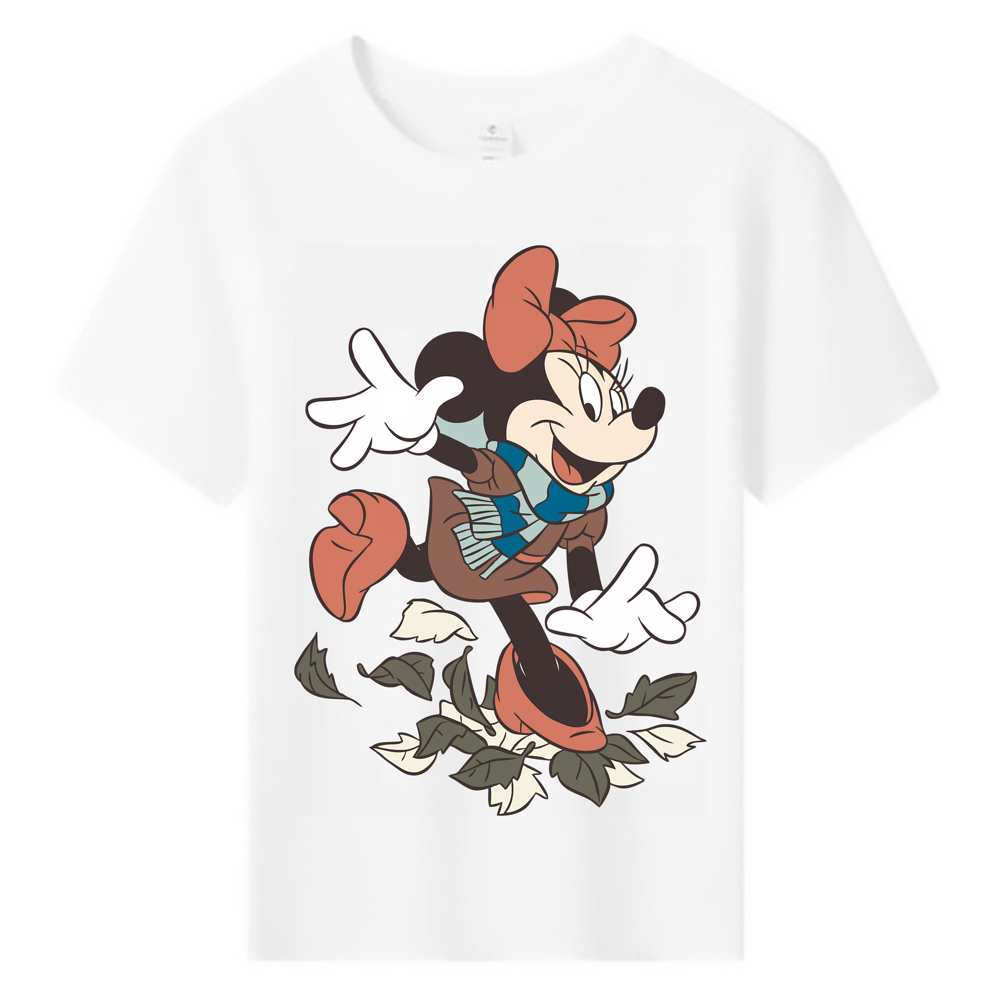 （画像用） ミッキーマウス Mickey Mouse 綿100％キッズTシャツ（フロントプリント）