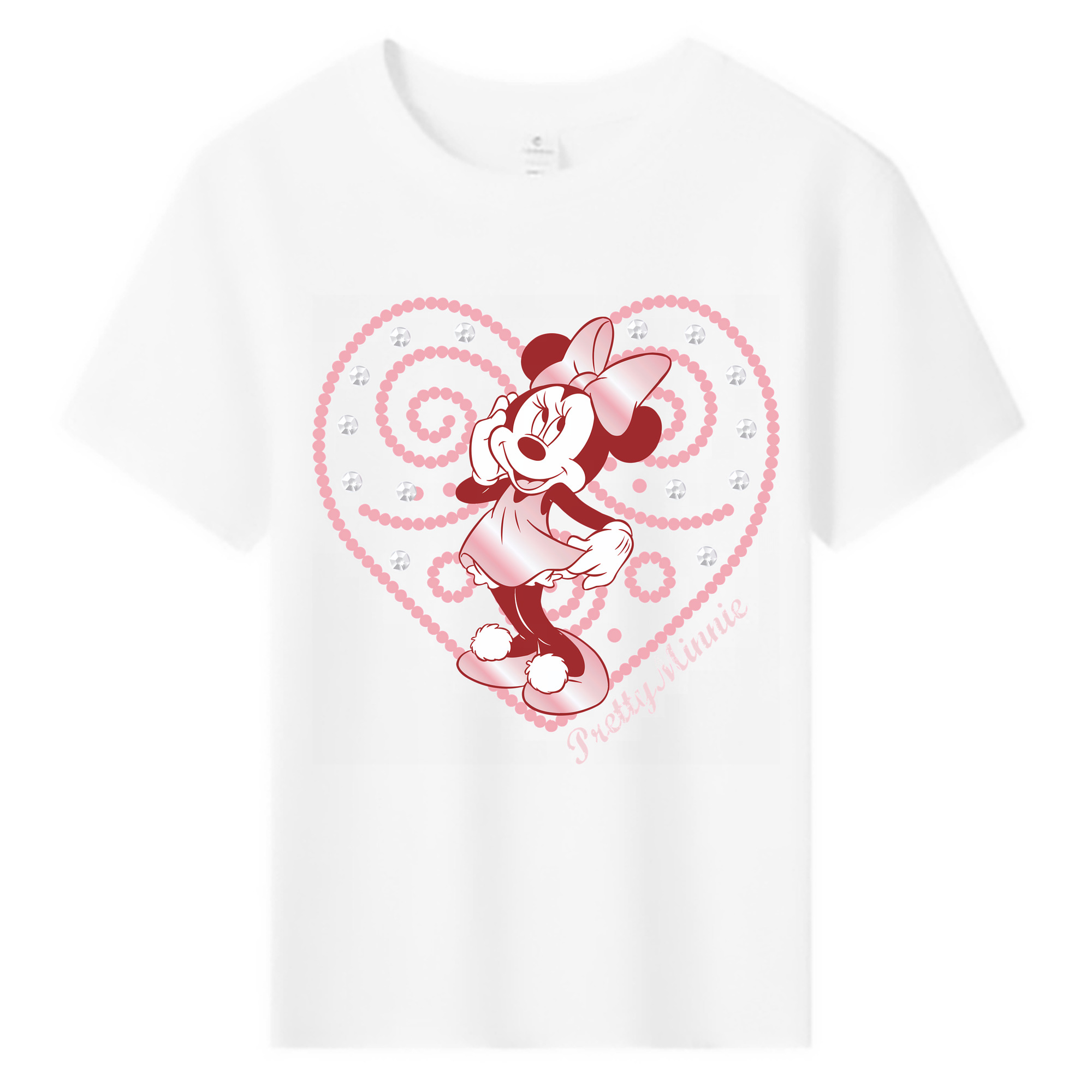 （画像用） ミッキーマウス Mickey Mouse 綿100％キッズTシャツ（フロントプリント）