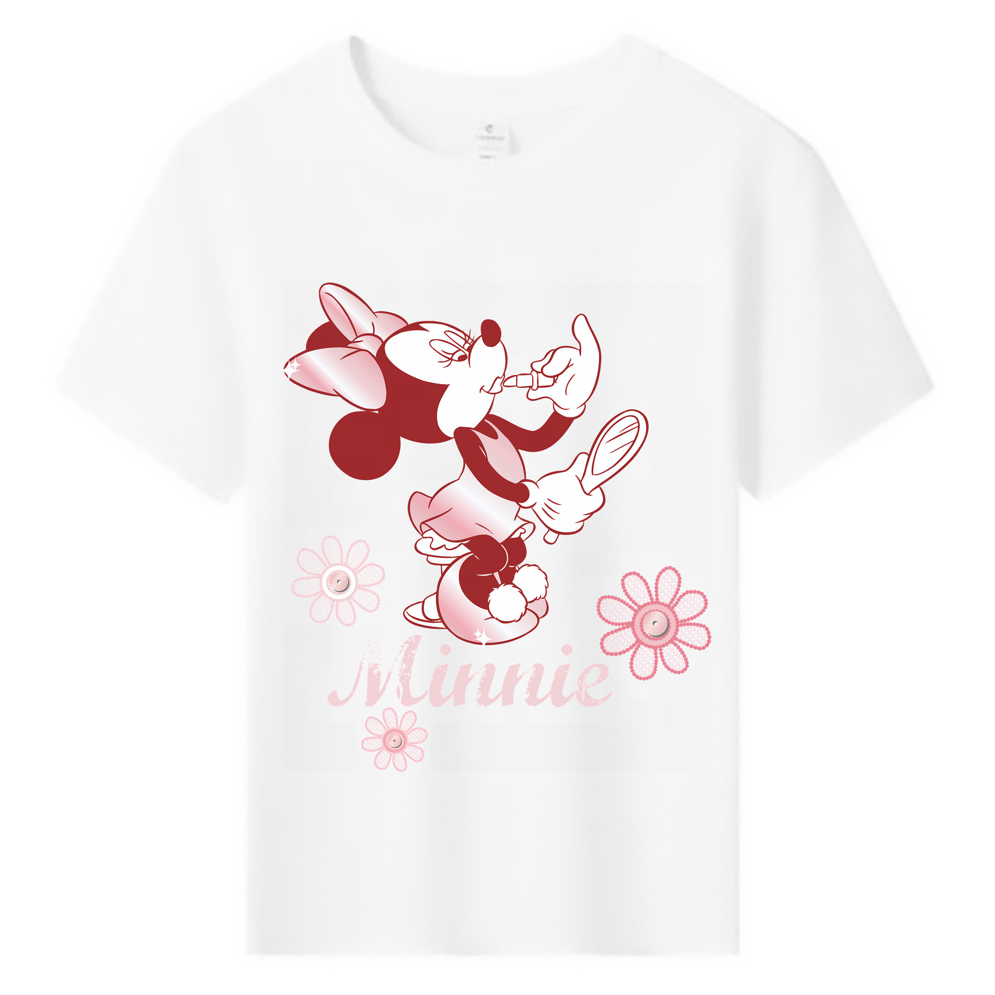 （画像用） ミッキーマウス Mickey Mouse 綿100％キッズTシャツ（フロントプリント）
