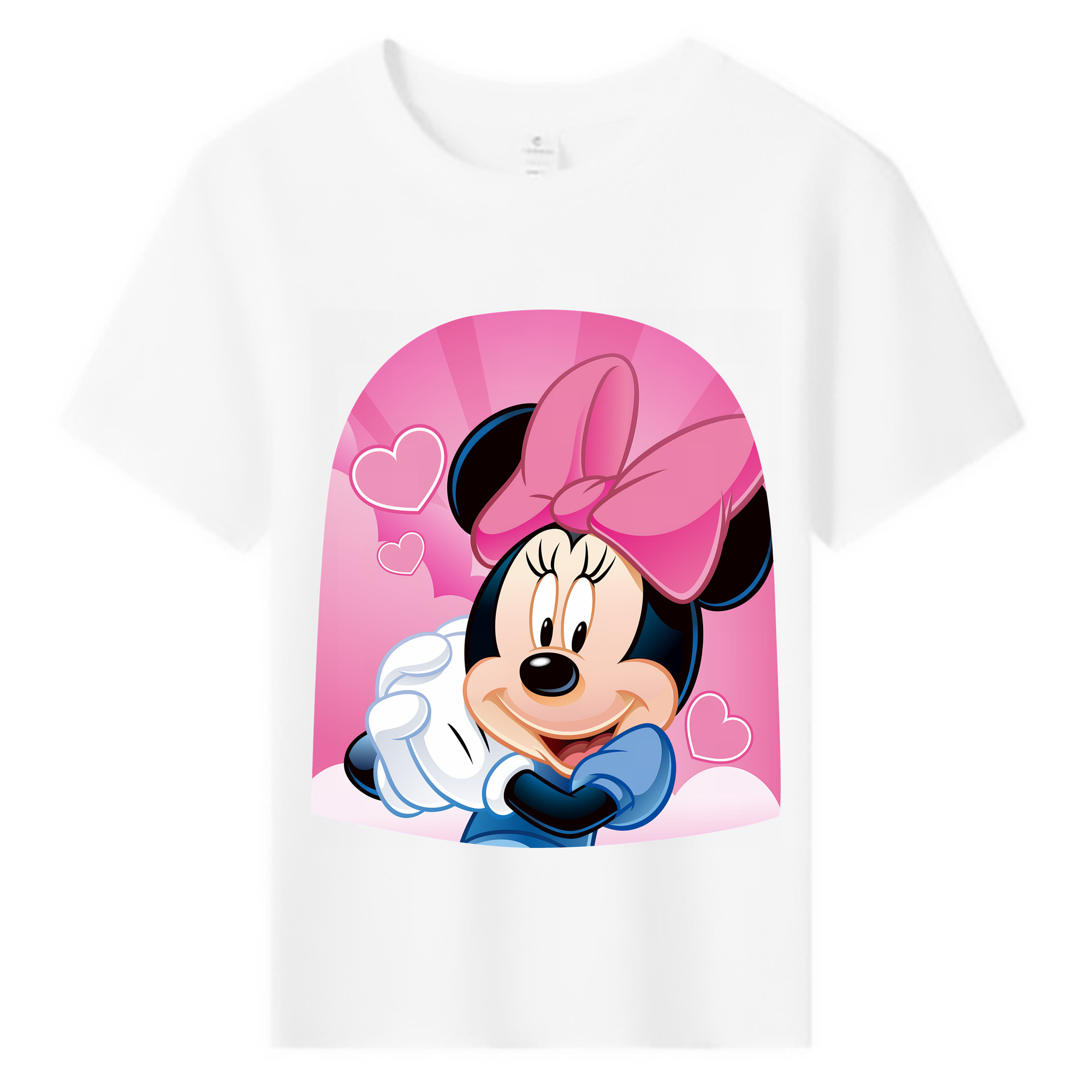 （画像用） ミッキーマウス Mickey Mouse 綿100％キッズTシャツ（フロントプリント）