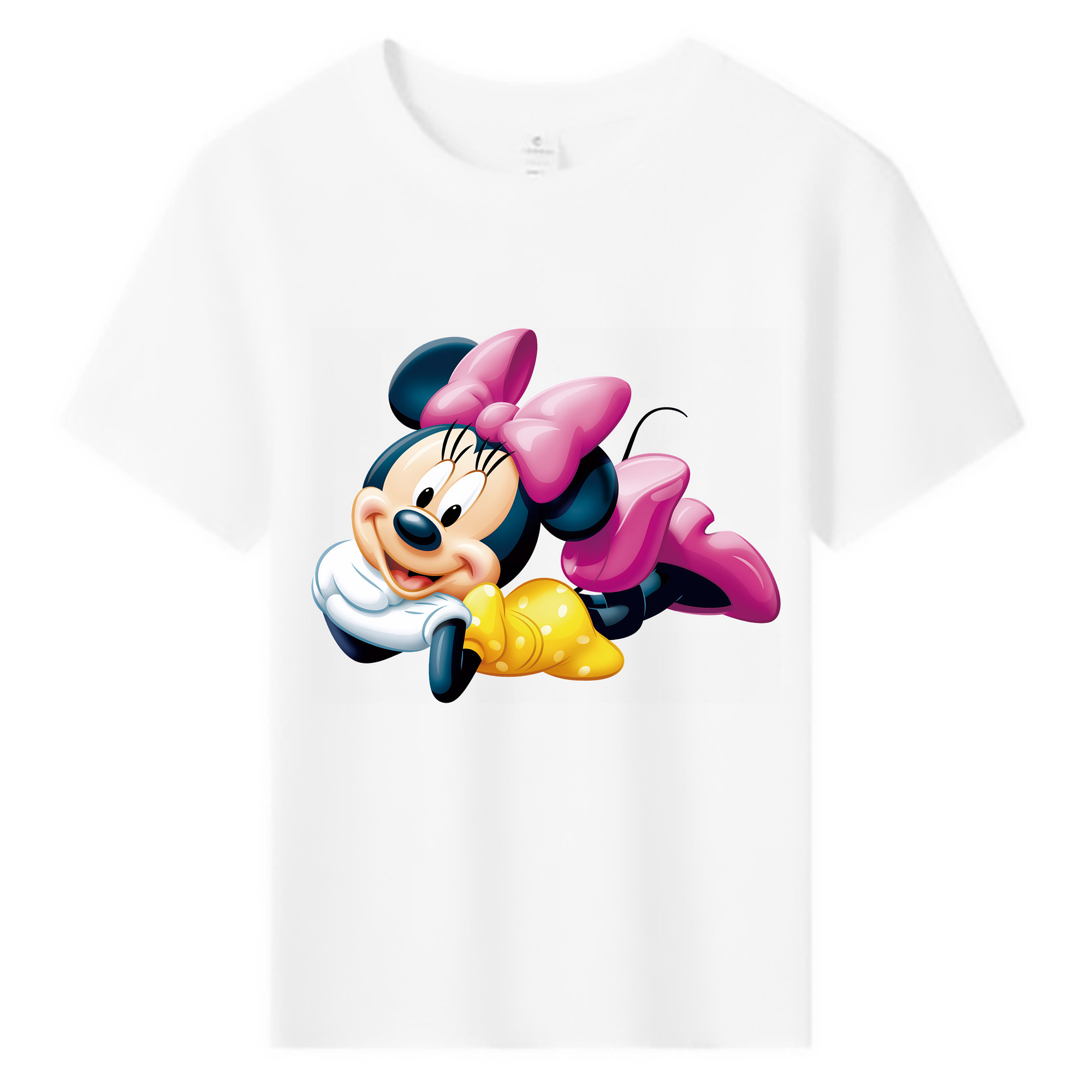 （画像用） ミッキーマウス Mickey Mouse 綿100％キッズTシャツ（フロントプリント）