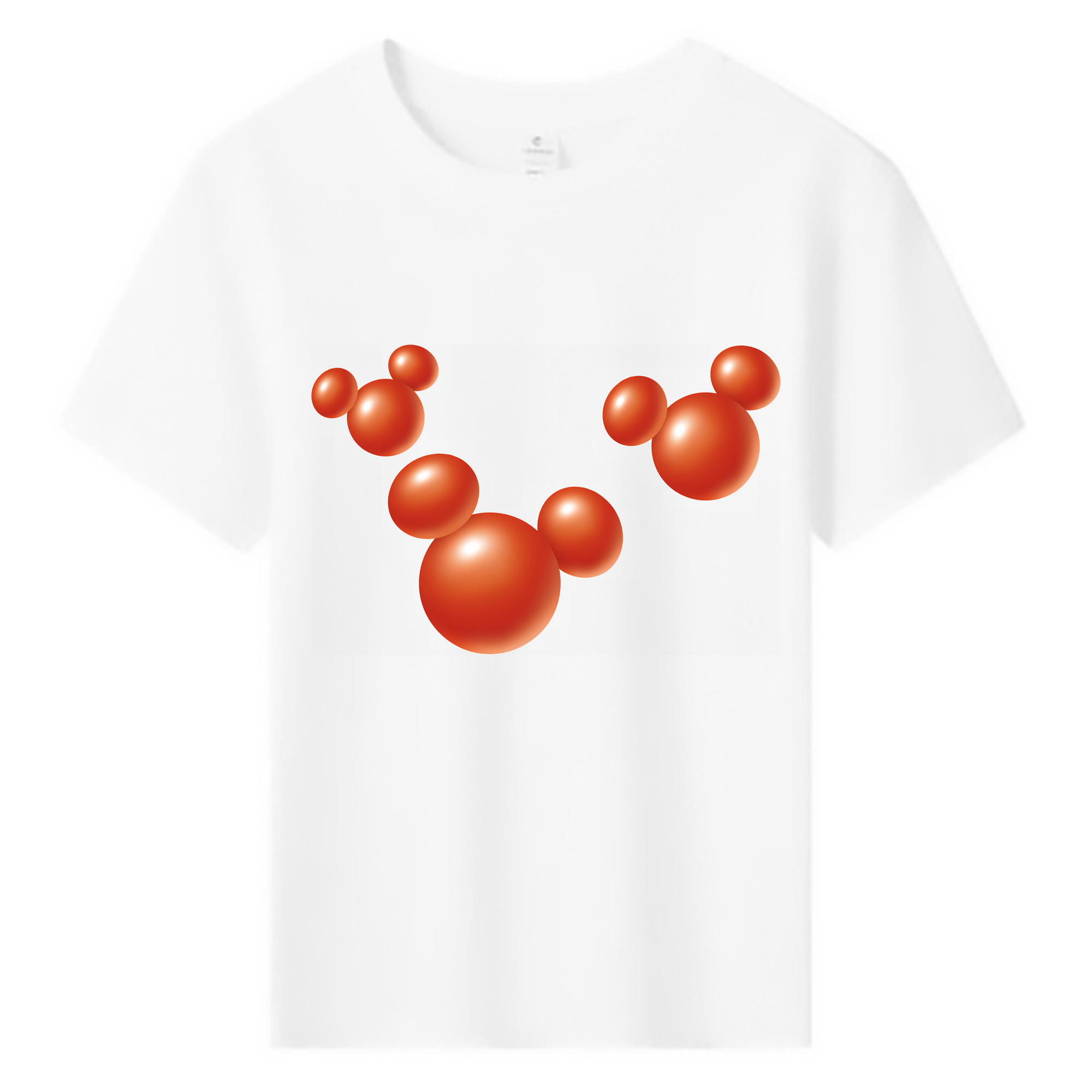 （画像用） ミッキーマウス Mickey Mouse 綿100％キッズTシャツ（フロントプリント）