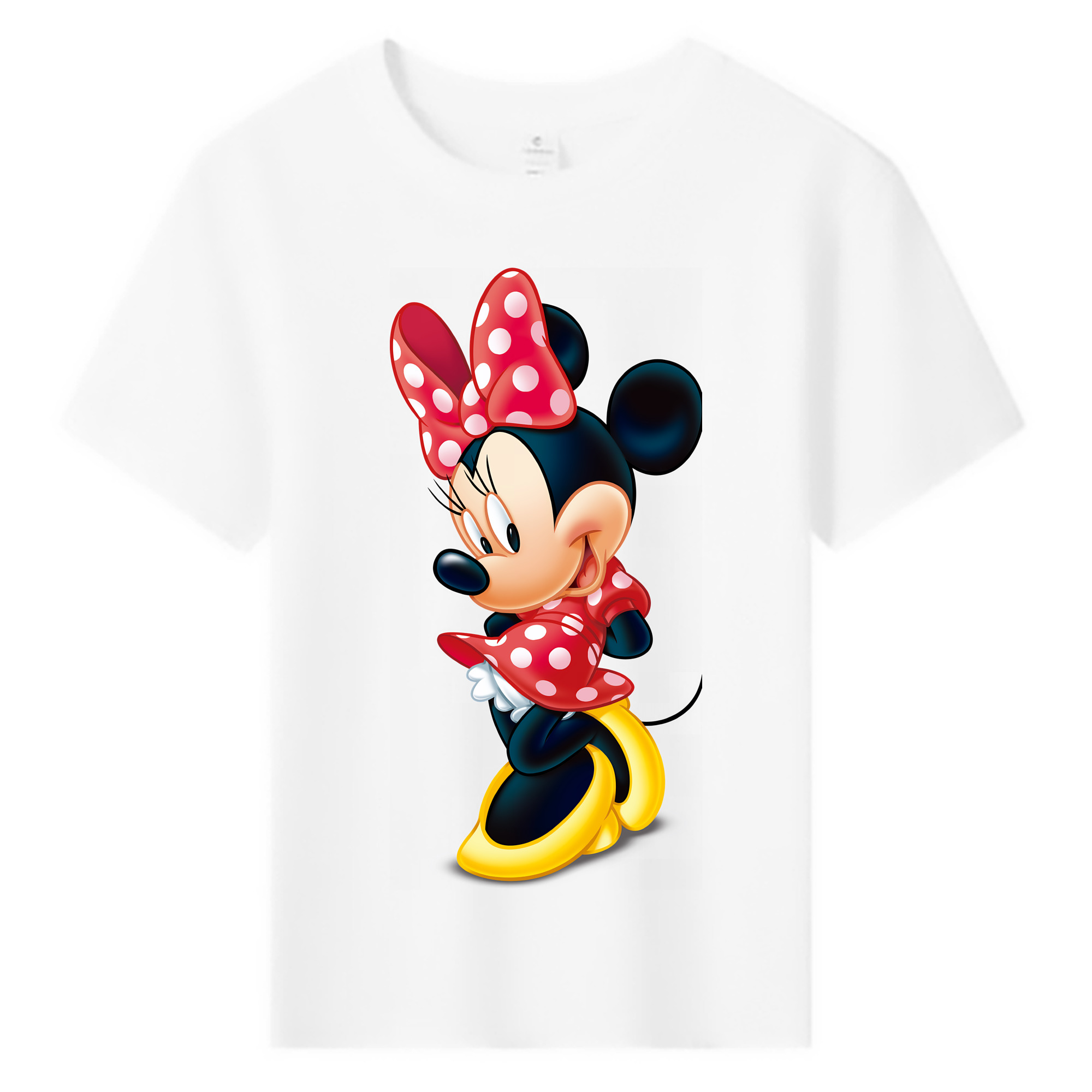 （画像用） ミッキーマウス Mickey Mouse 綿100％キッズTシャツ（フロントプリント）