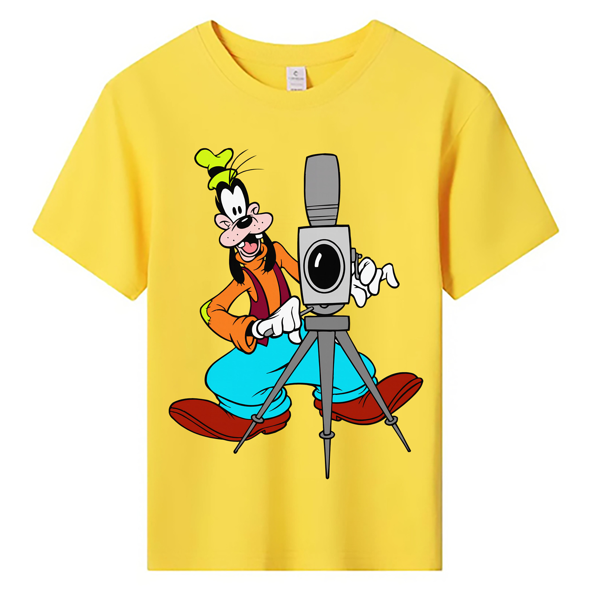 （画像用） ミッキーマウス Mickey Mouse 綿100％キッズTシャツ（フロントプリント）