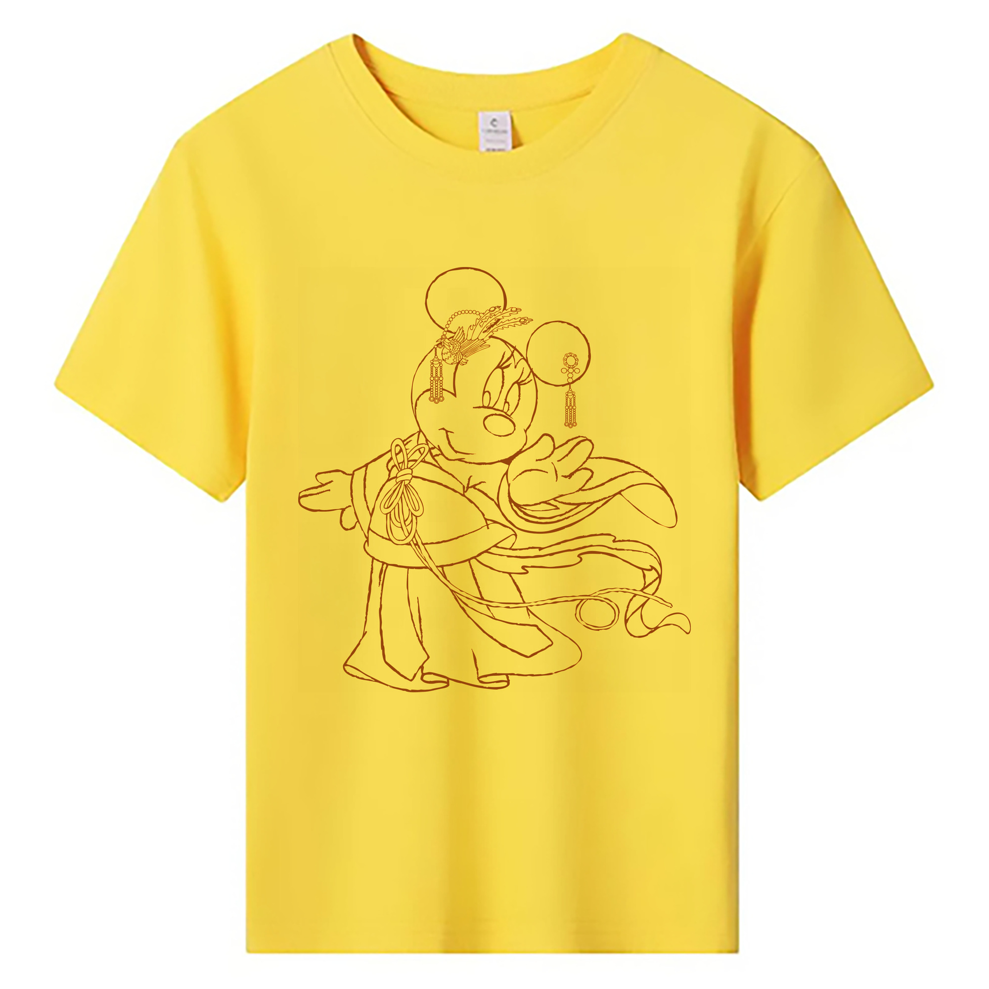 （画像用） ミッキーマウス Mickey Mouse 綿100％キッズTシャツ（フロントプリント）