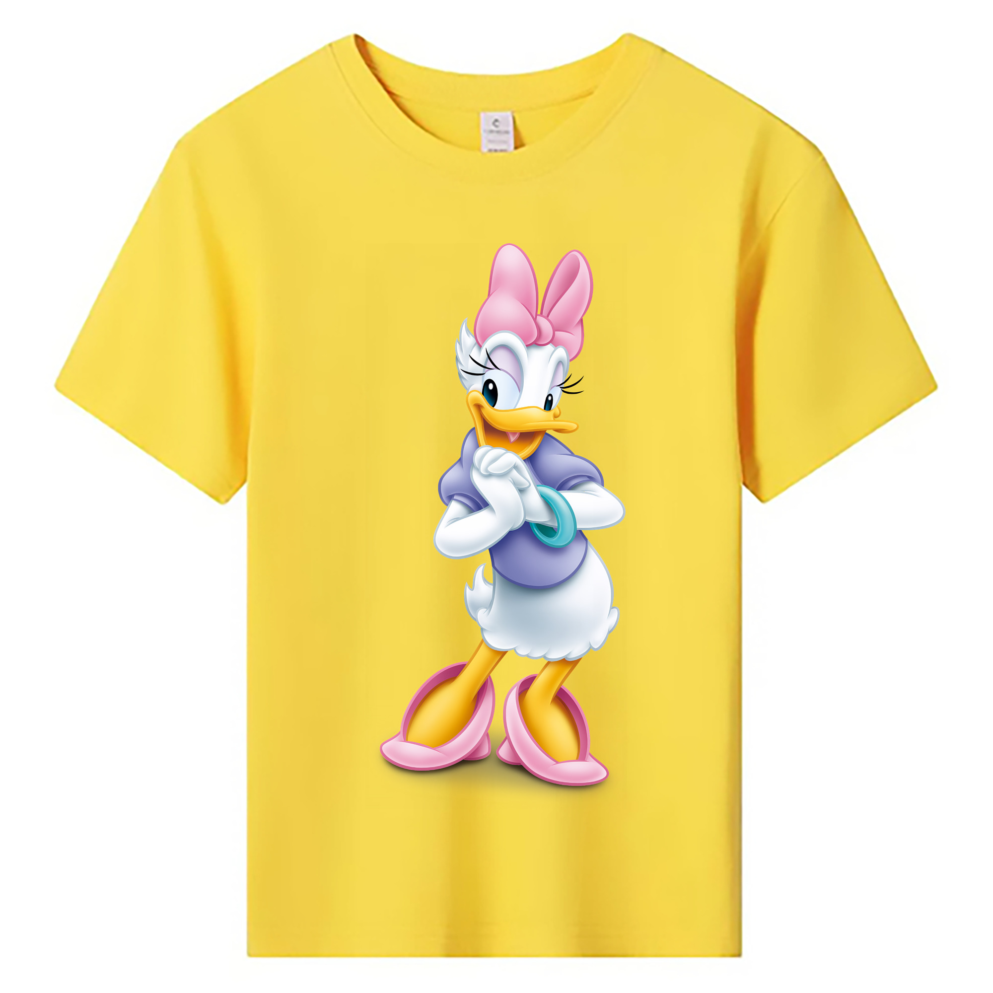 （画像用） ミッキーマウス Mickey Mouse 綿100％キッズTシャツ（フロントプリント）