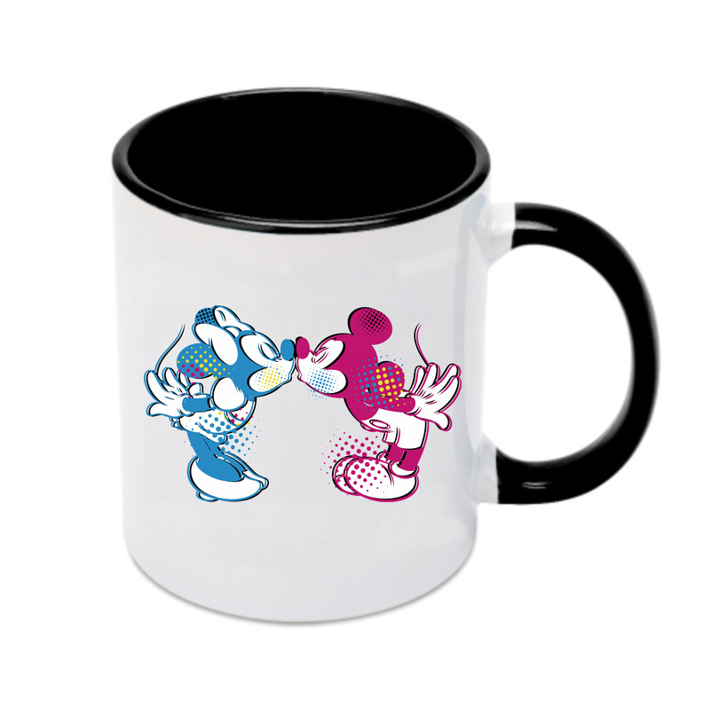 （画像用） ミッキーマウス Mickey Mouse カラーマグカップ
