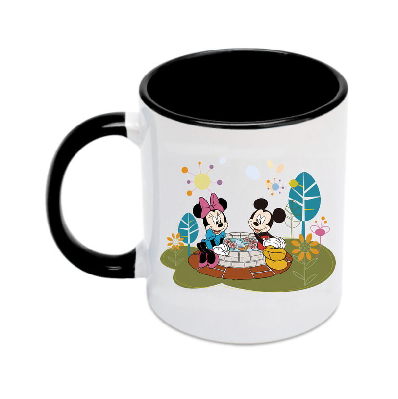（画像用） ミッキーマウス Mickey Mouse カラーマグカップ