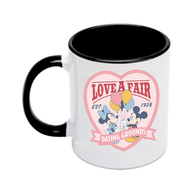 （画像用） ミッキーマウス Mickey Mouse カラーマグカップ