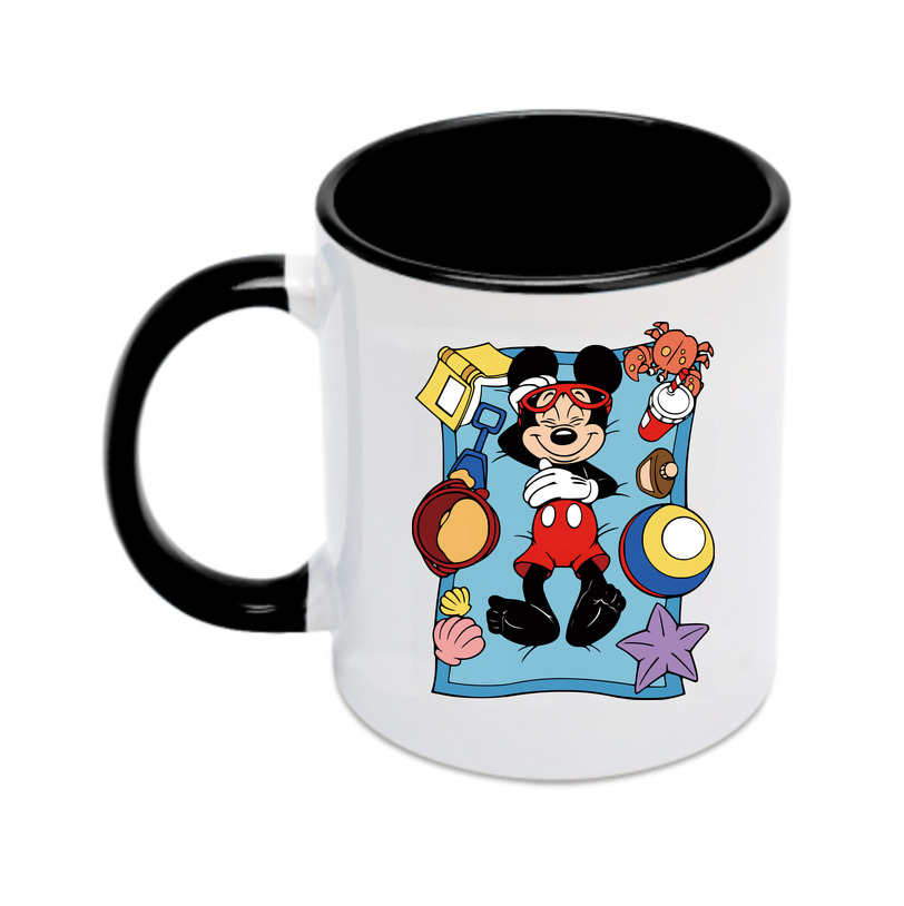 （画像用） ミッキーマウス Mickey Mouse カラーマグカップ
