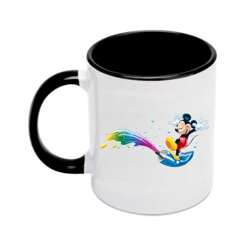 （画像用） ミッキーマウス Mickey Mouse カラーマグカップ