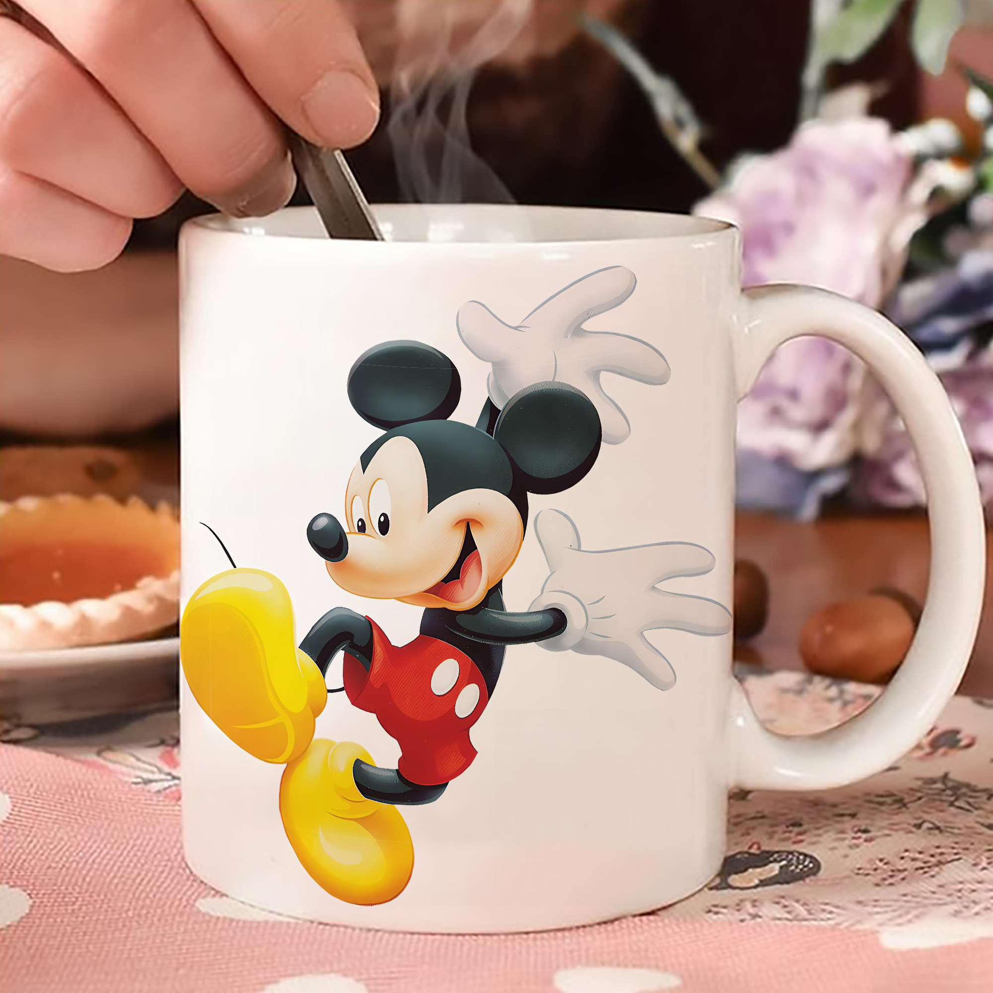 ミッキーマウス Mickey Mouse 温度変色マグカップ