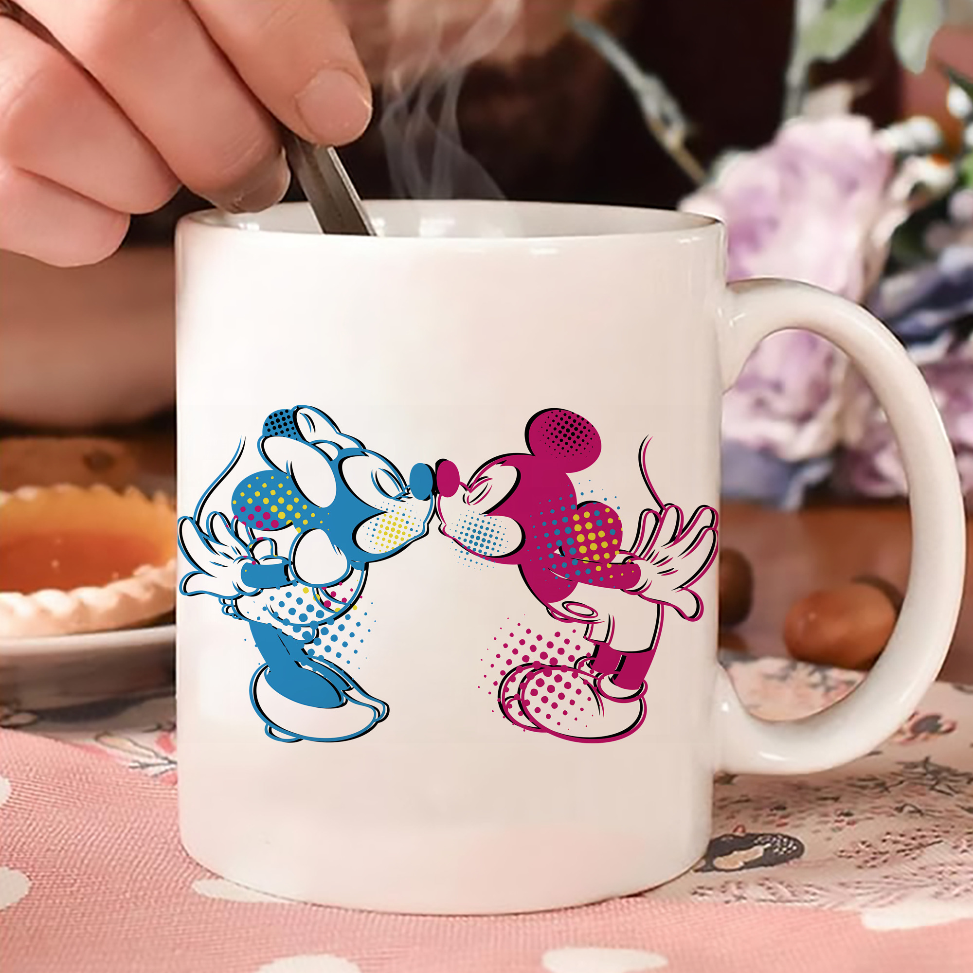 ミッキーマウス Mickey Mouse 温度変色マグカップ