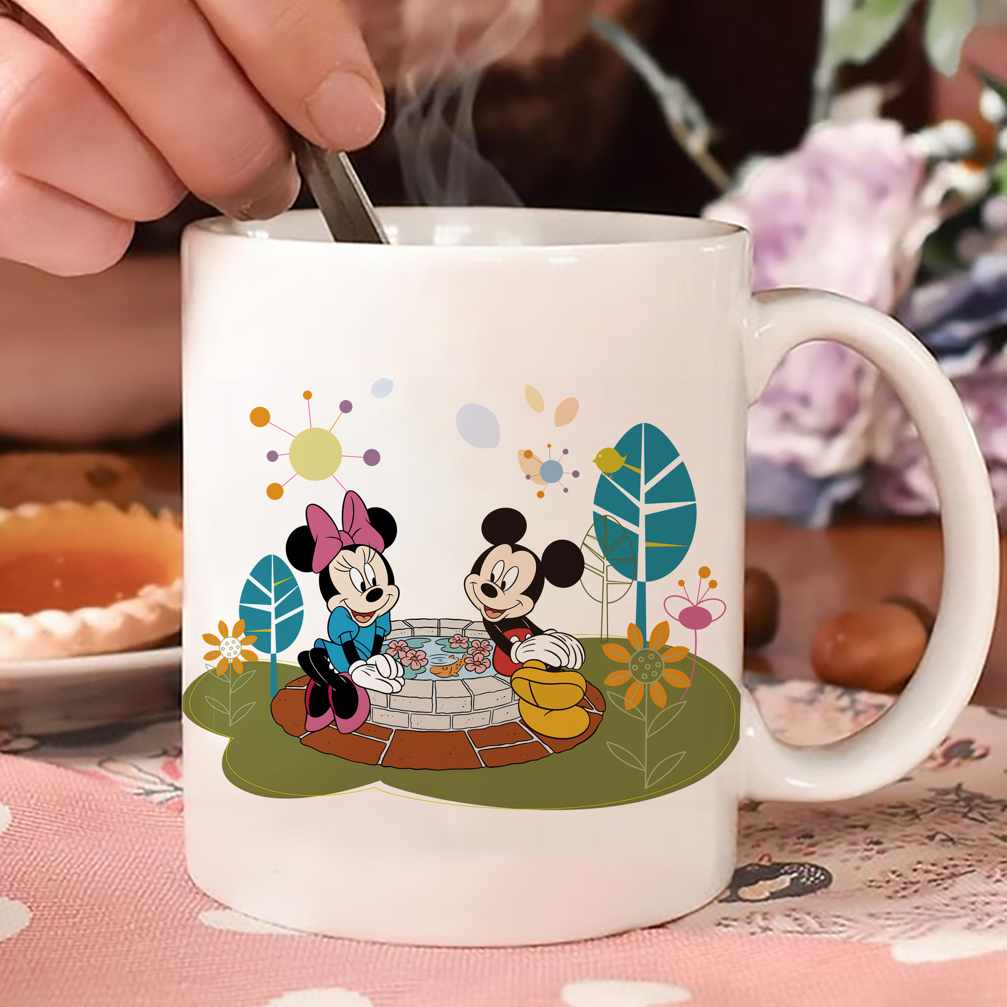 ミッキーマウス Mickey Mouse 温度変色マグカップ