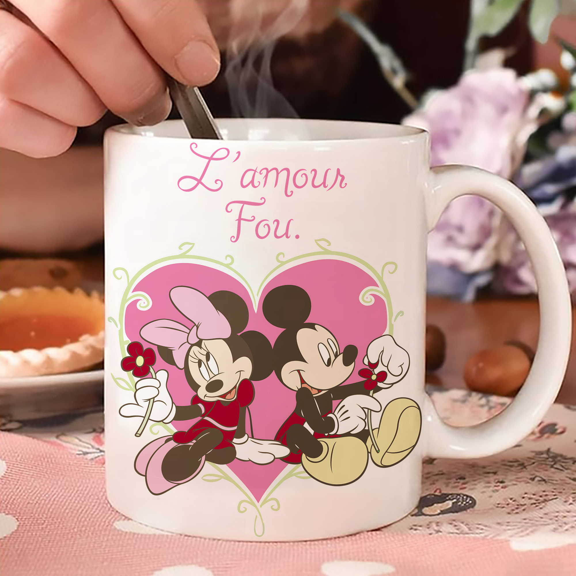 ミッキーマウス Mickey Mouse 温度変色マグカップ