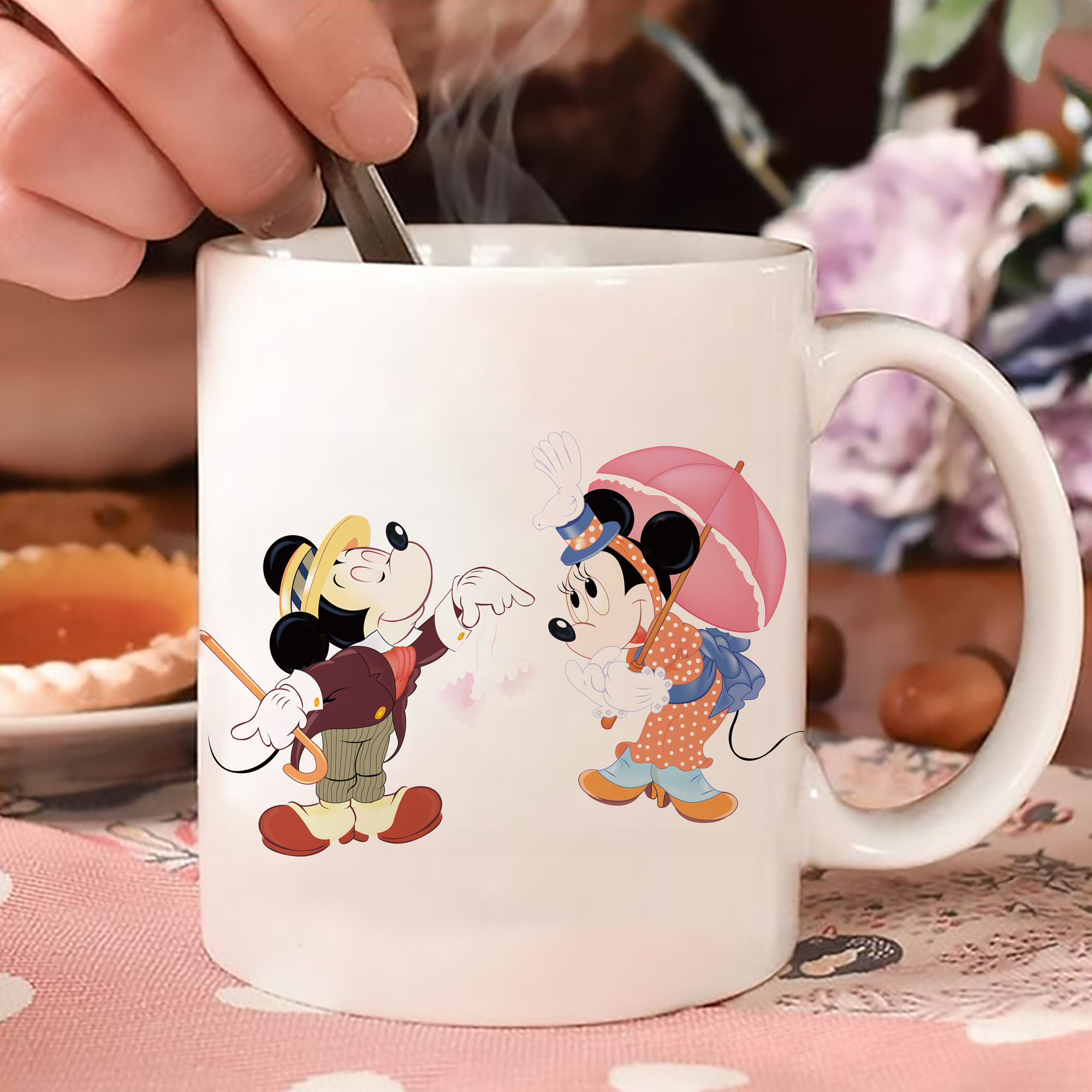 ミッキーマウス Mickey Mouse 温度変色マグカップ