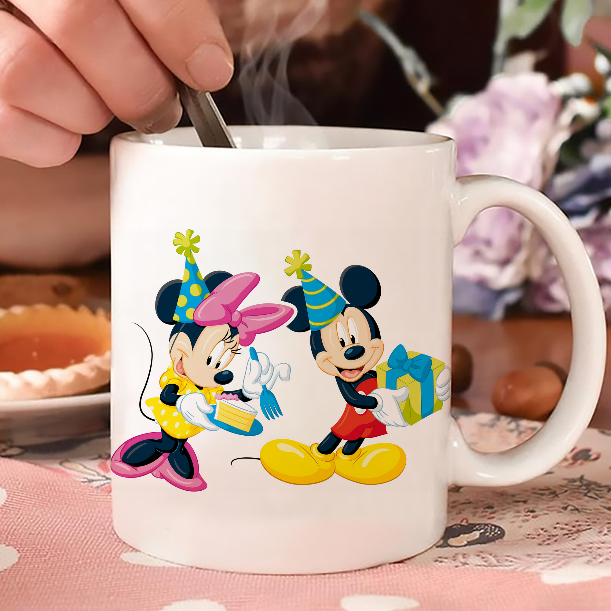 ミッキーマウス Mickey Mouse 温度変色マグカップ