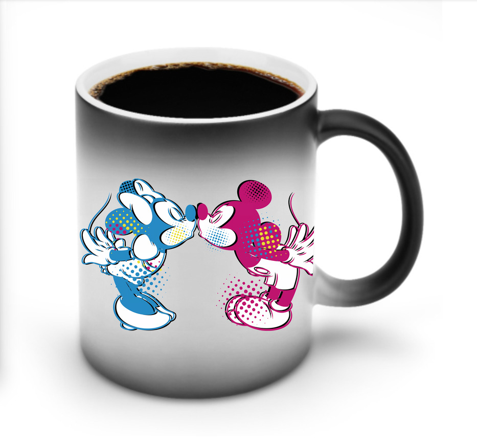 ミッキーマウス Mickey Mouse 温度変色マグカップ