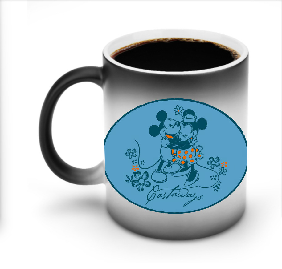 ミッキーマウス Mickey Mouse 温度変色マグカップ