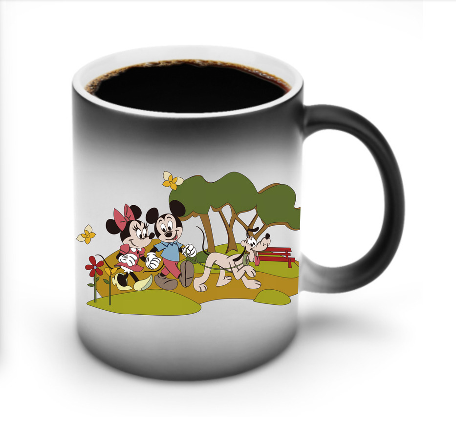 ミッキーマウス Mickey Mouse 温度変色マグカップ