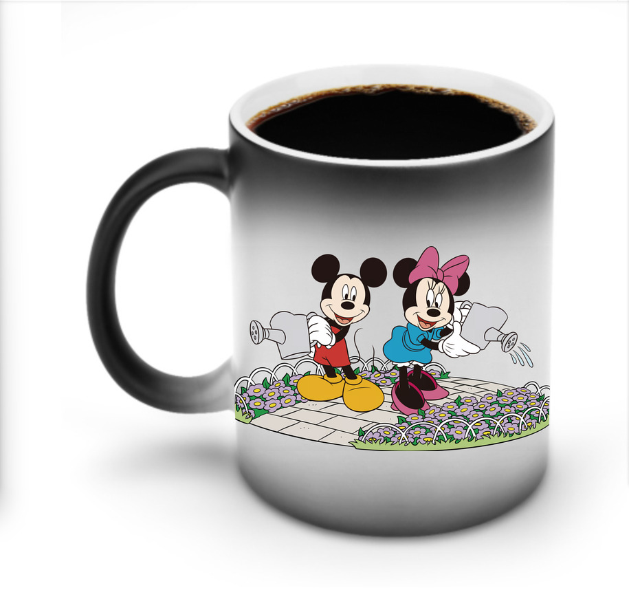 ミッキーマウス Mickey Mouse 温度変色マグカップ