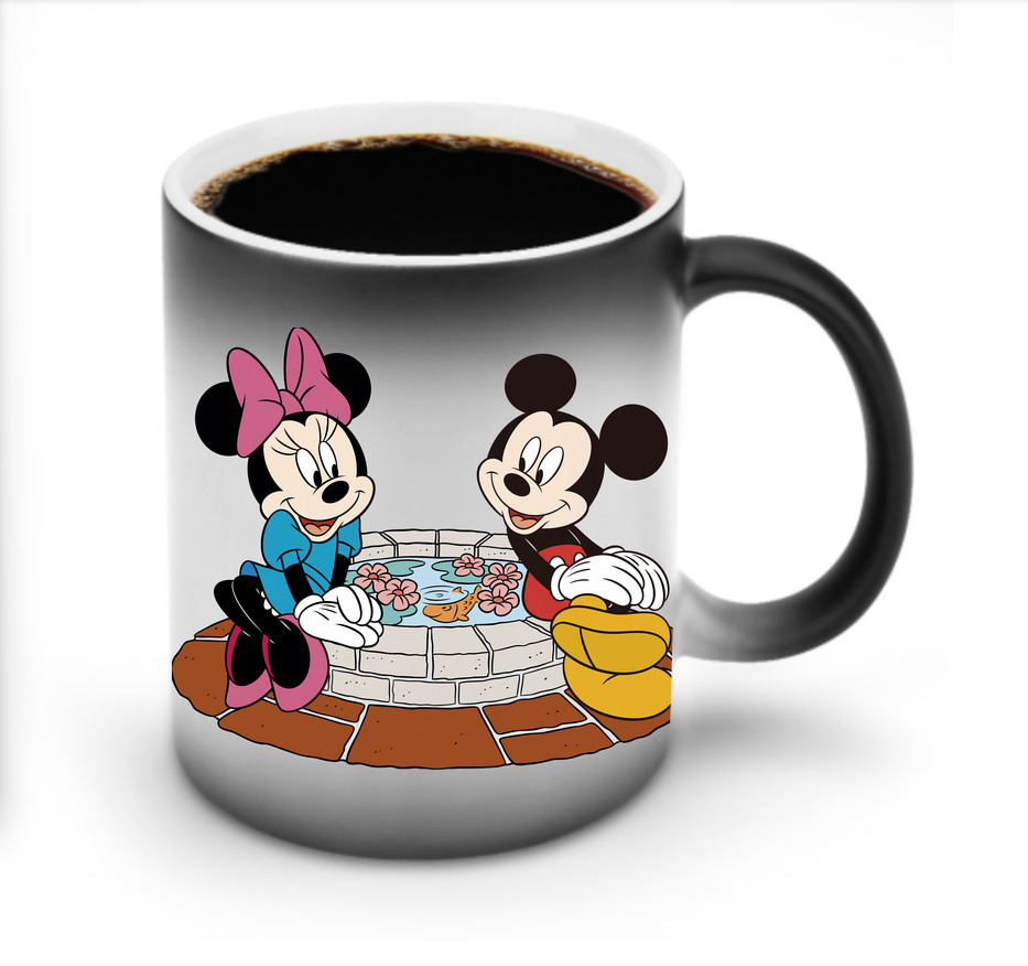 ミッキーマウス Mickey Mouse 温度変色マグカップ