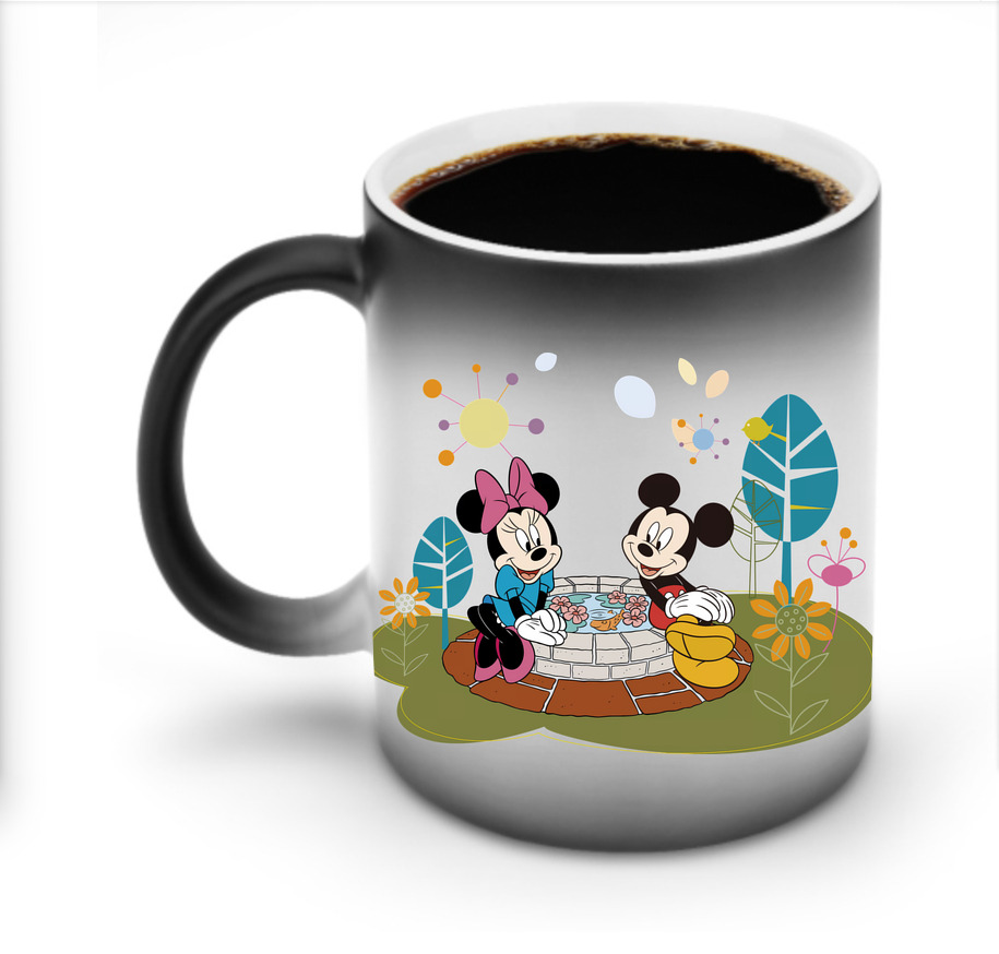 ミッキーマウス Mickey Mouse 温度変色マグカップ