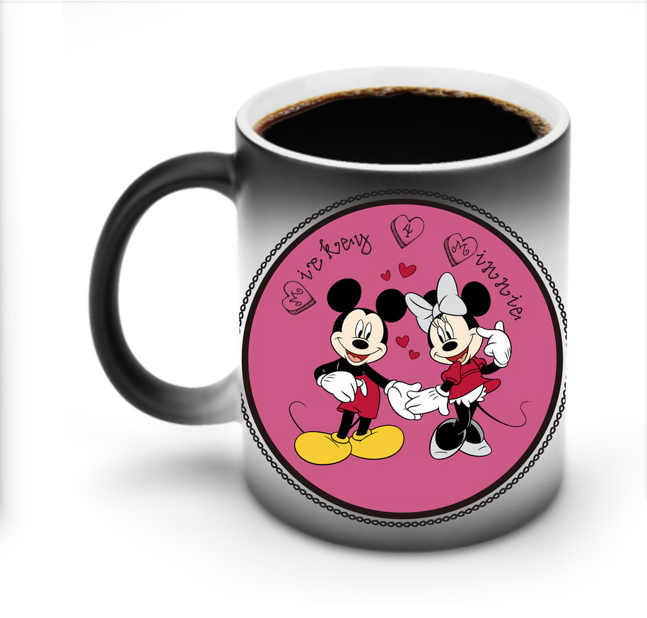 ミッキーマウス Mickey Mouse 温度変色マグカップ