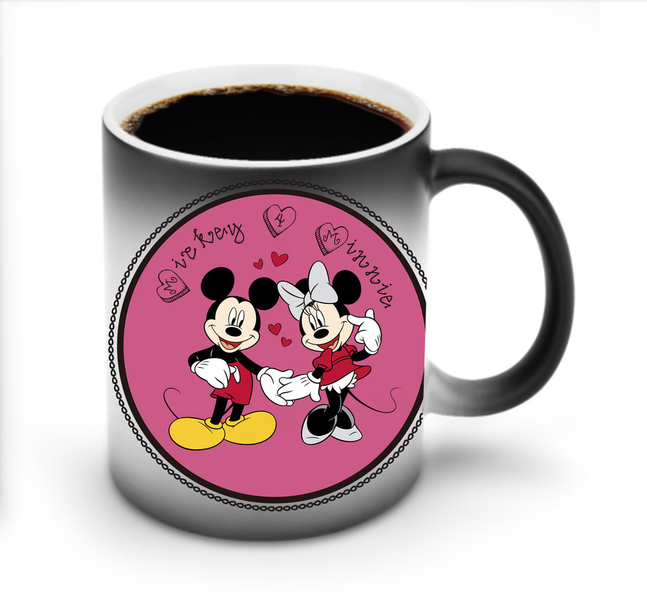 ミッキーマウス Mickey Mouse 温度変色マグカップ