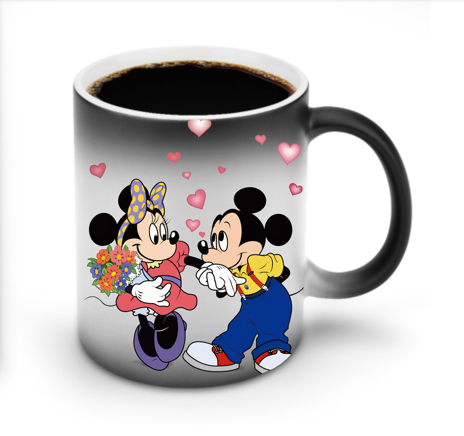ミッキーマウス Mickey Mouse 温度変色マグカップ