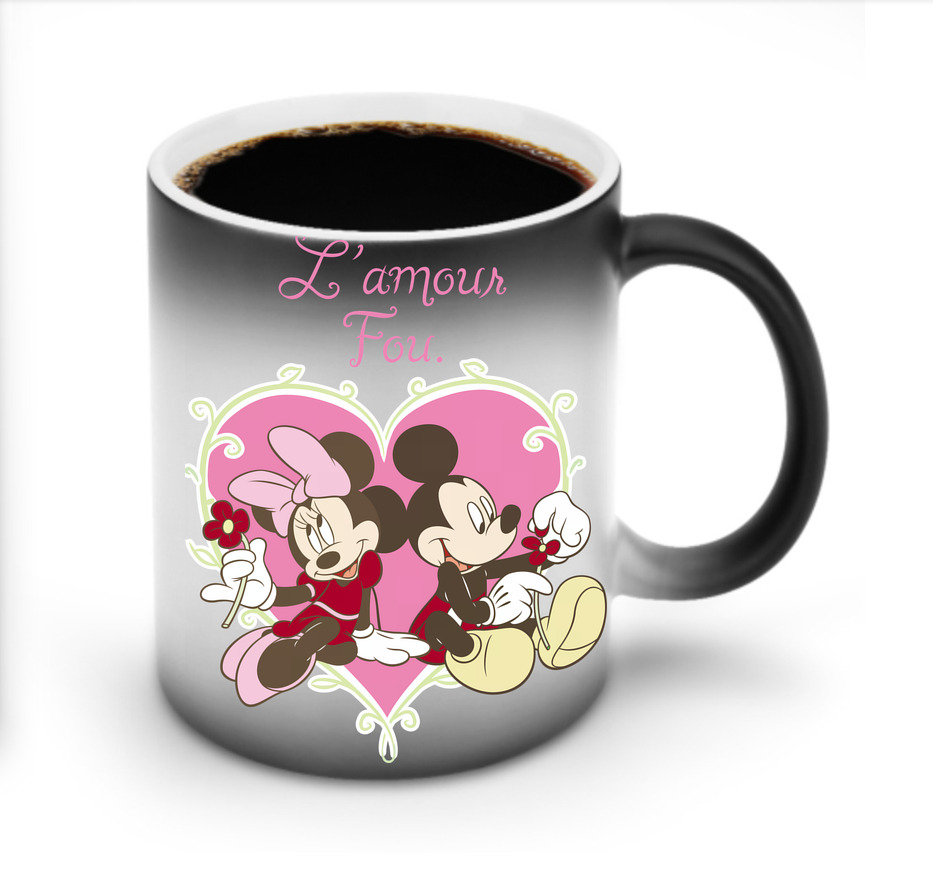 ミッキーマウス Mickey Mouse 温度変色マグカップ