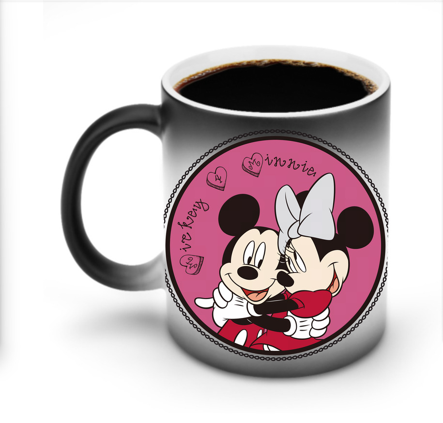 ミッキーマウス Mickey Mouse 温度変色マグカップ