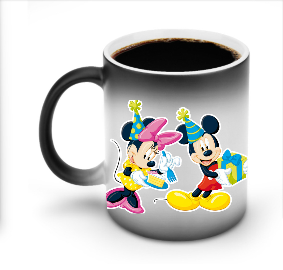 ミッキーマウス Mickey Mouse 温度変色マグカップ