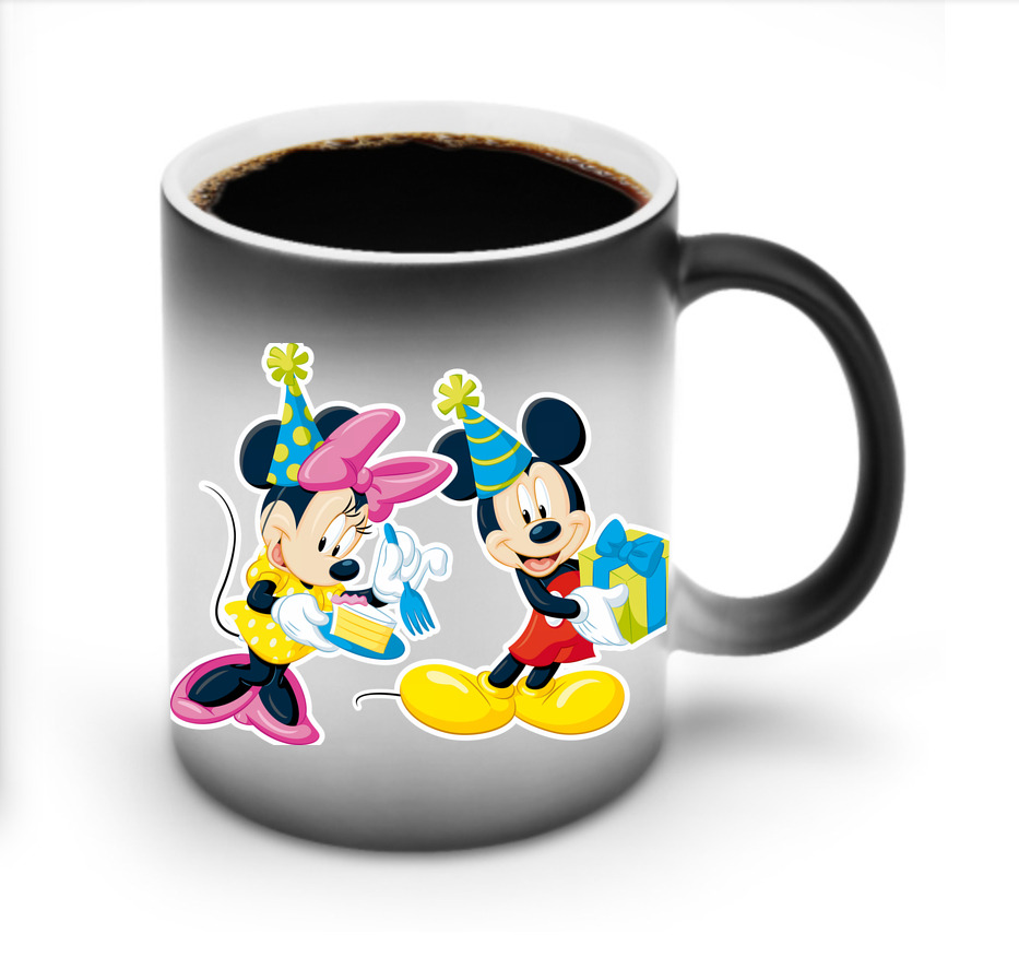 ミッキーマウス Mickey Mouse 温度変色マグカップ