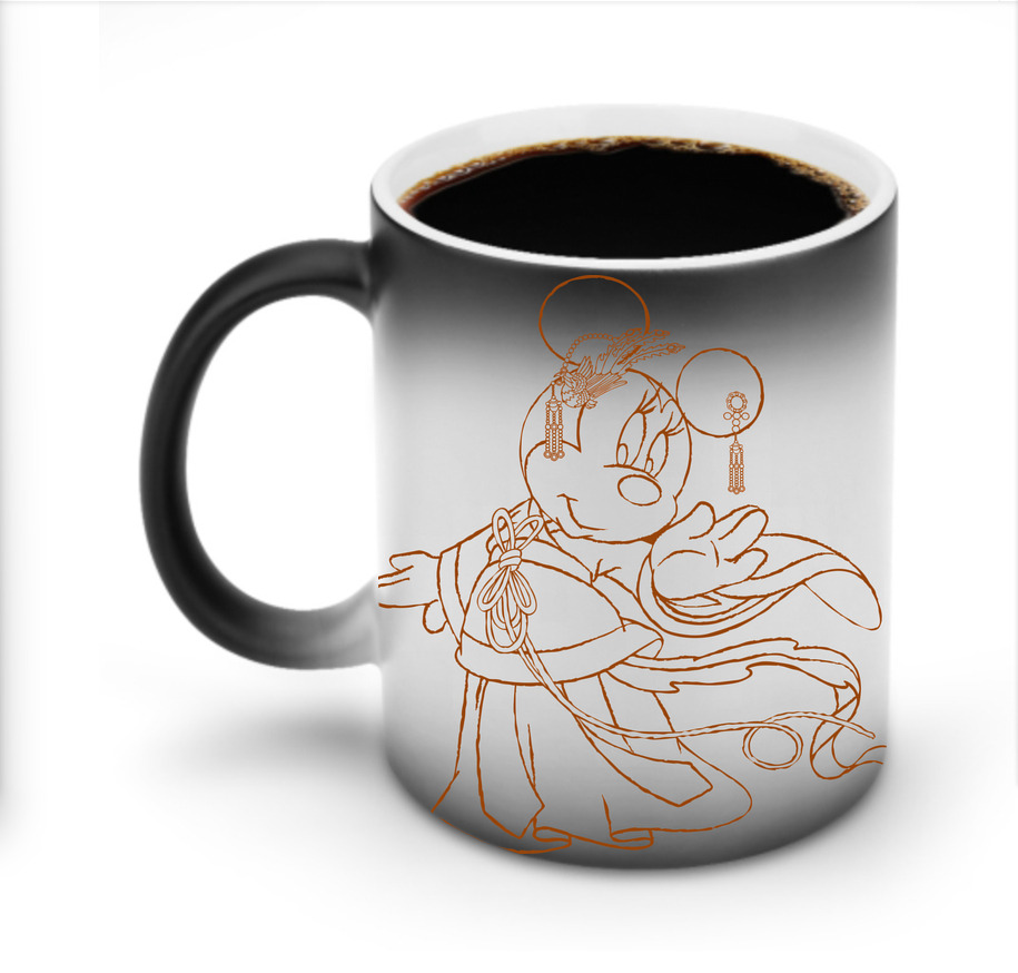 ミッキーマウス Mickey Mouse 温度変色マグカップ