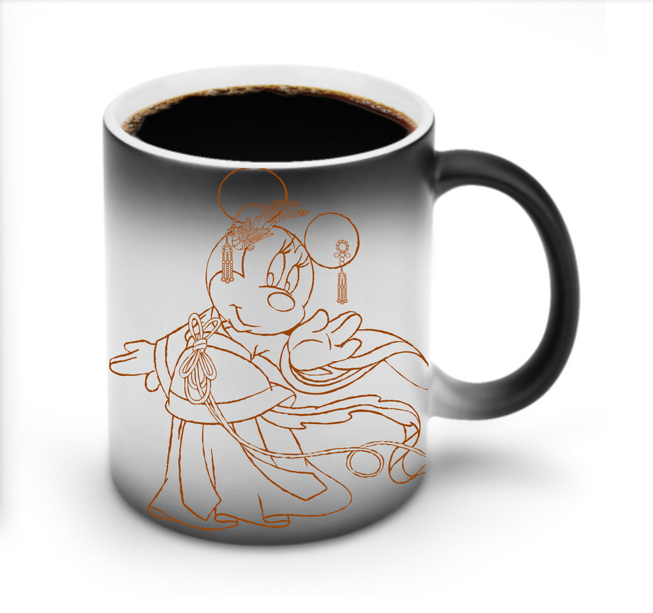 ミッキーマウス Mickey Mouse 温度変色マグカップ