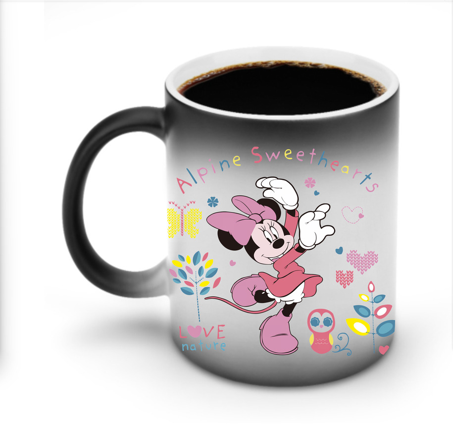 ミッキーマウス Mickey Mouse 温度変色マグカップ