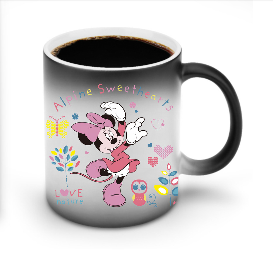 ミッキーマウス Mickey Mouse 温度変色マグカップ