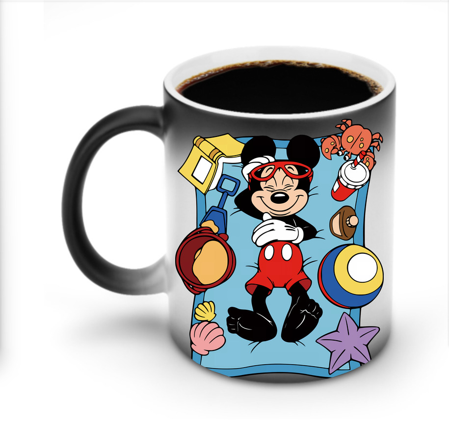 ミッキーマウス Mickey Mouse 温度変色マグカップ