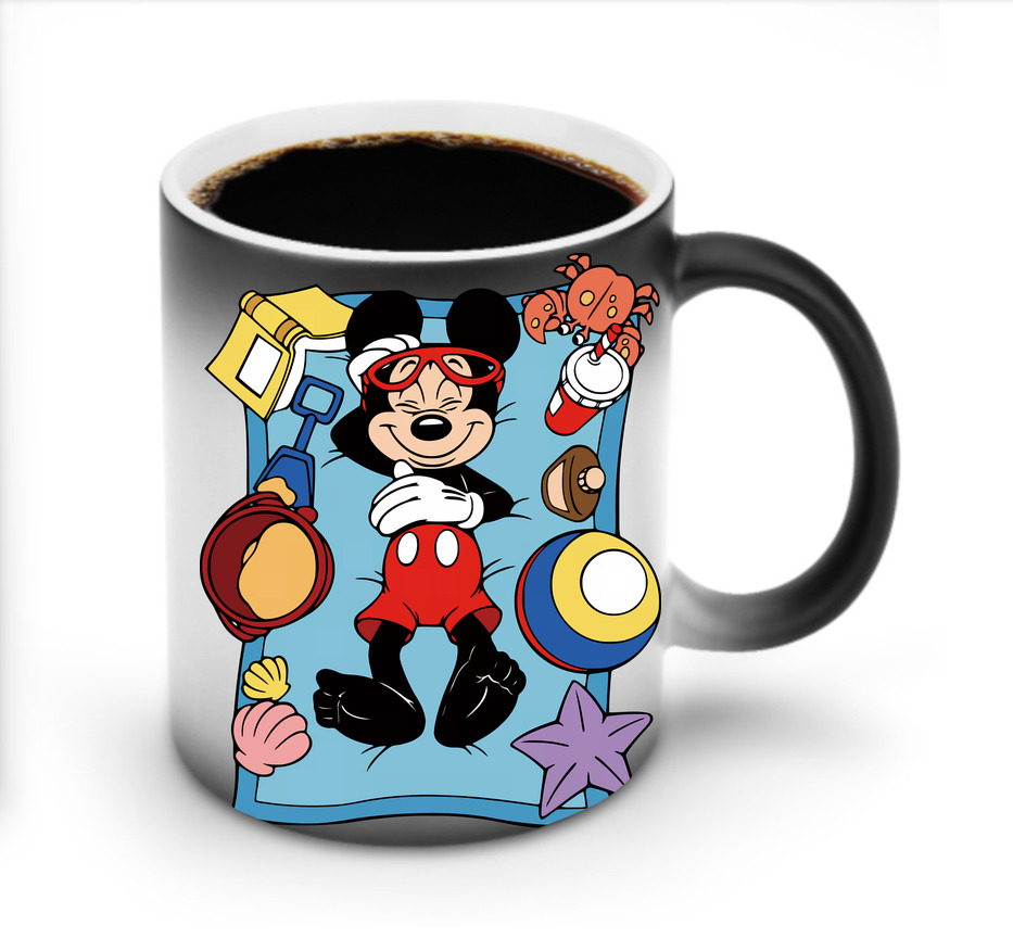 ミッキーマウス Mickey Mouse 温度変色マグカップ