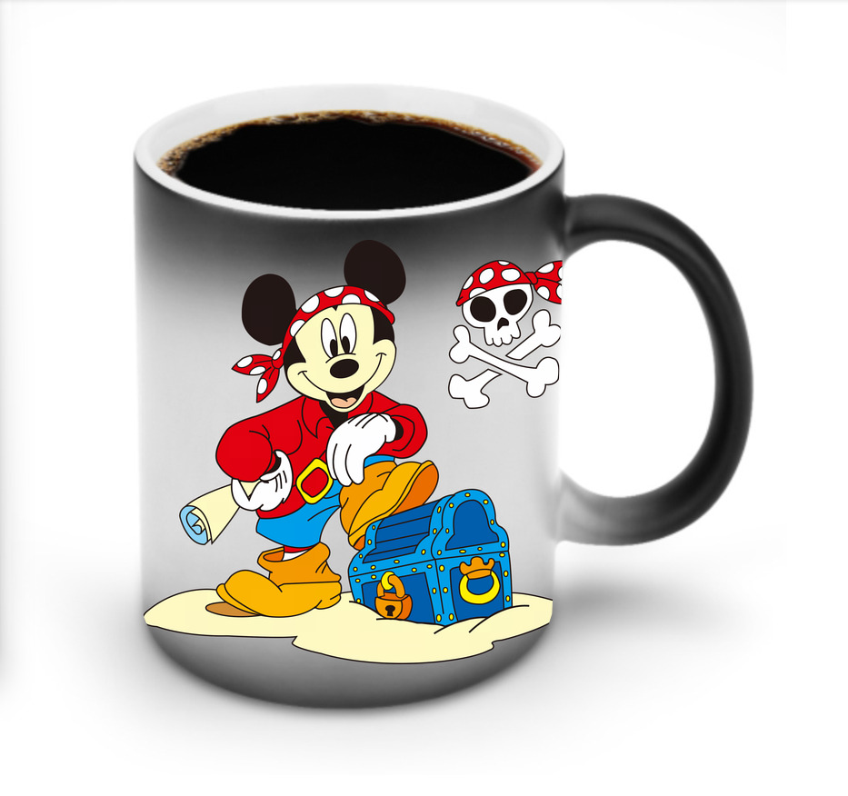 ミッキーマウス Mickey Mouse 温度変色マグカップ